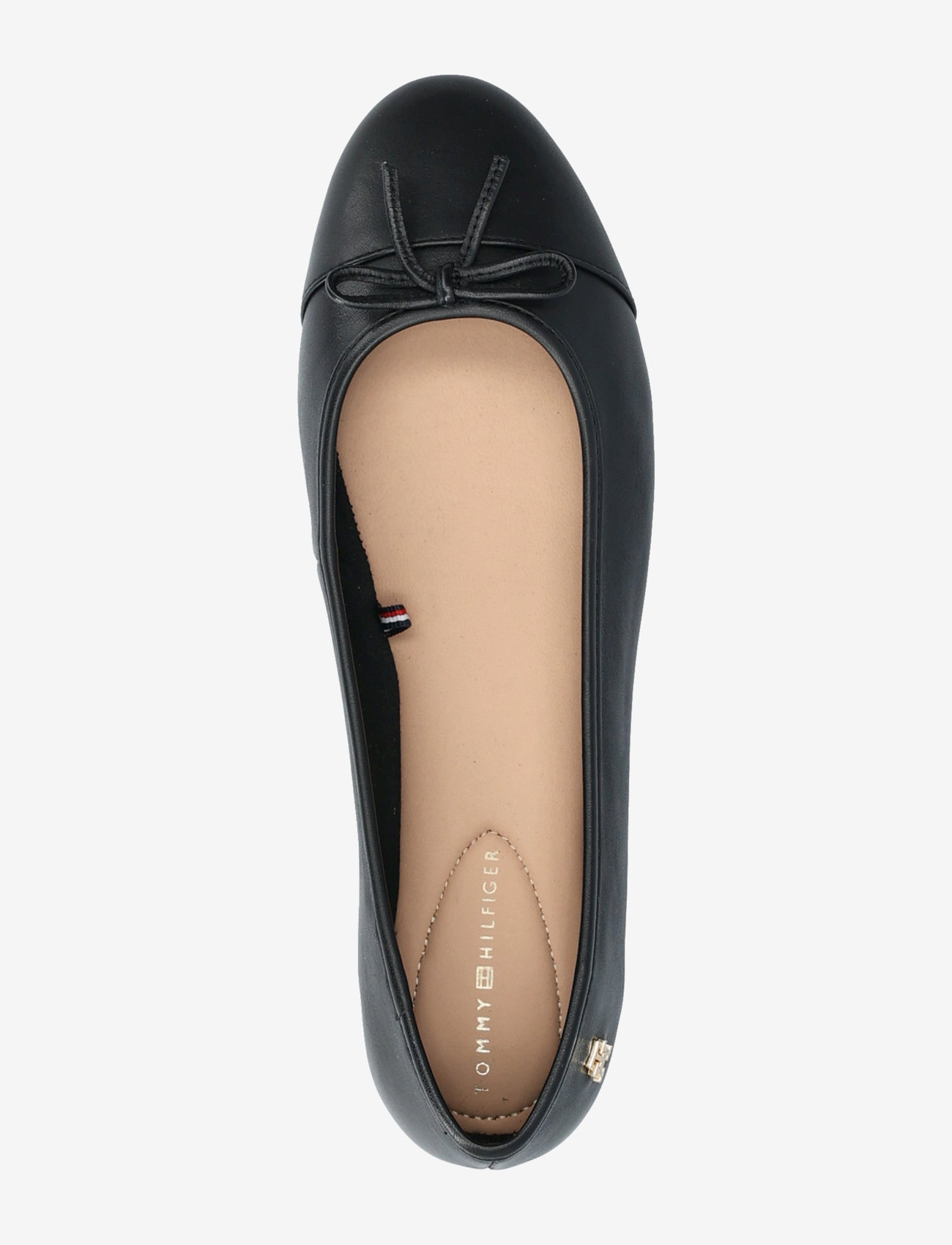 Tommy Hilfiger - TOE CAP LEATHER BALLERINA - black - 3