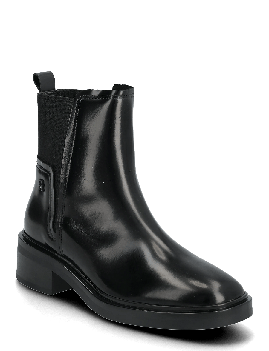 Tommy Hilfiger - TH MINIMAL ABRASIVATO CHELSEA - chelsea-saapad - black - 0