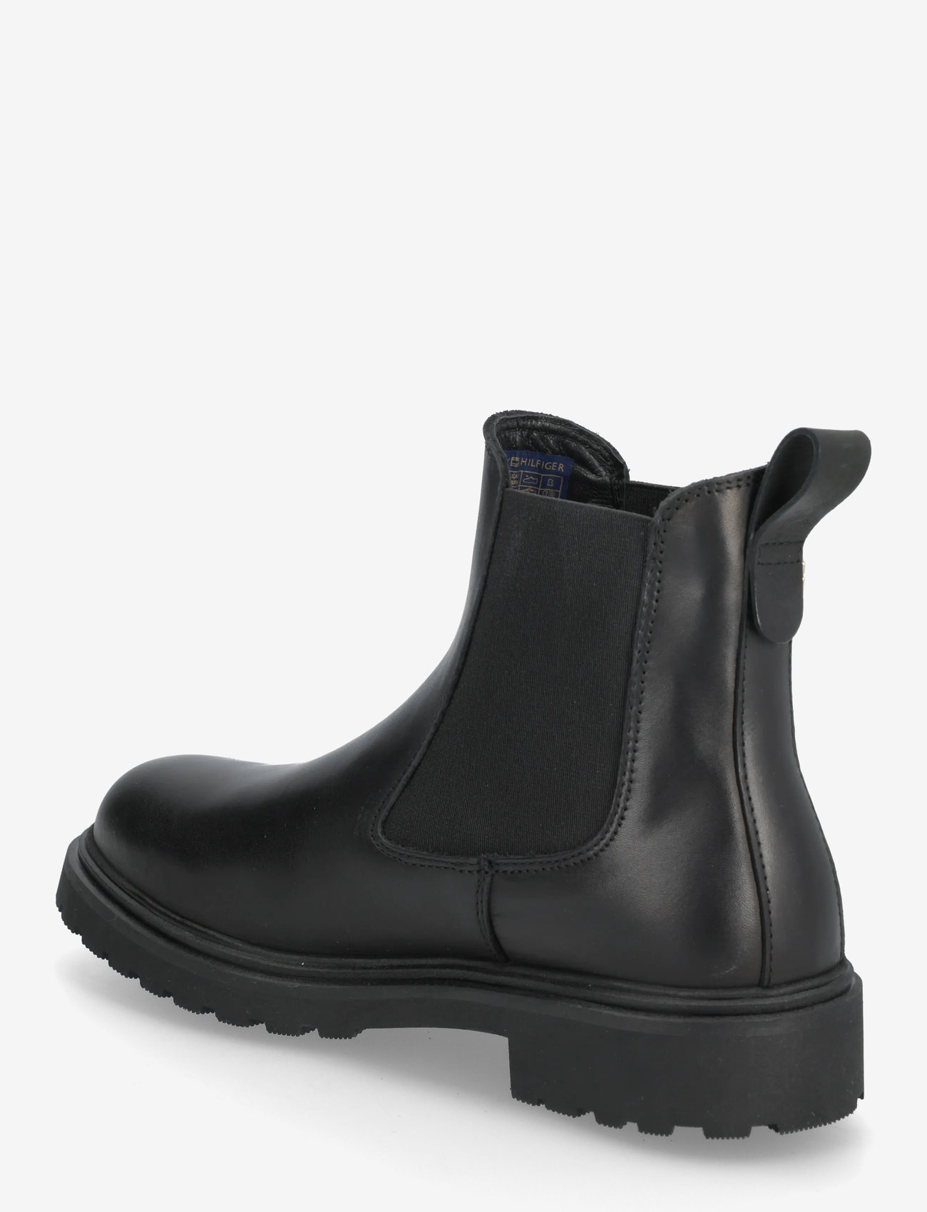 Tommy Hilfiger - TH LEATHER CLEATED CHELSEA - flache stiefeletten - black - 2