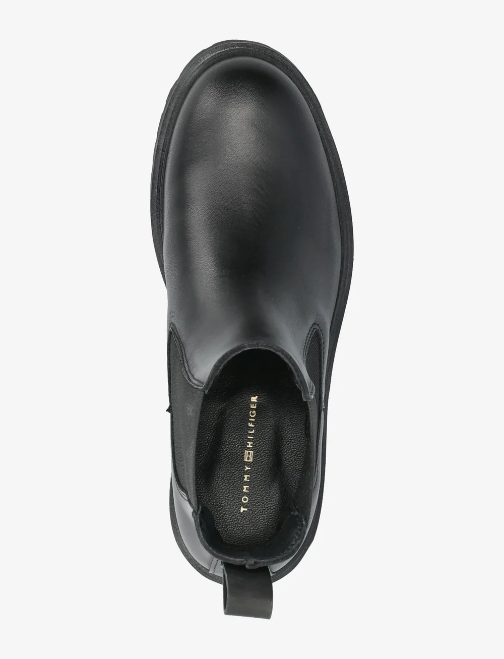 Tommy Hilfiger - TH LEATHER CLEATED CHELSEA - flate ankelboots - black - 3