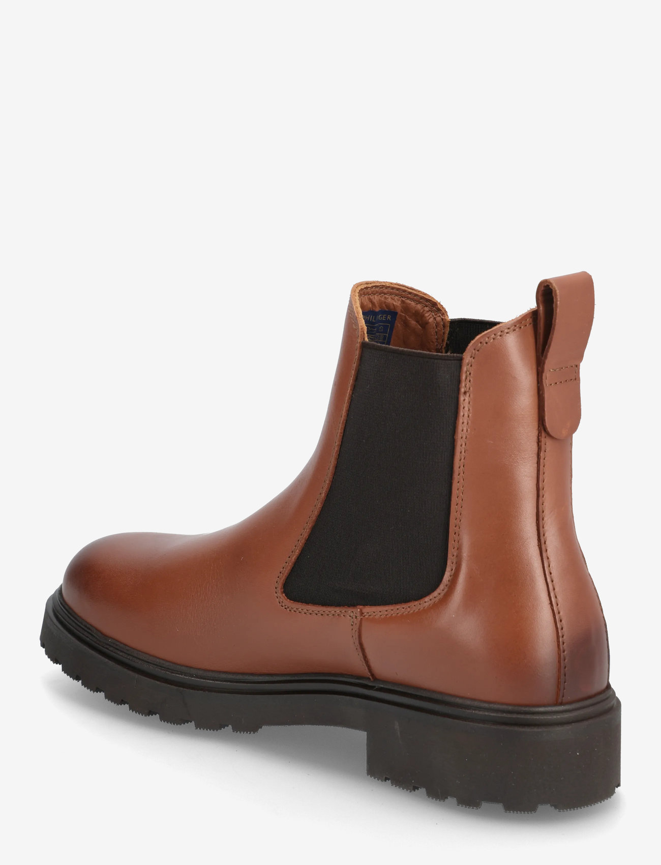 Tommy Hilfiger - TH LEATHER CLEATED CHELSEA - platta ankelboots - cinnamon bark - 2