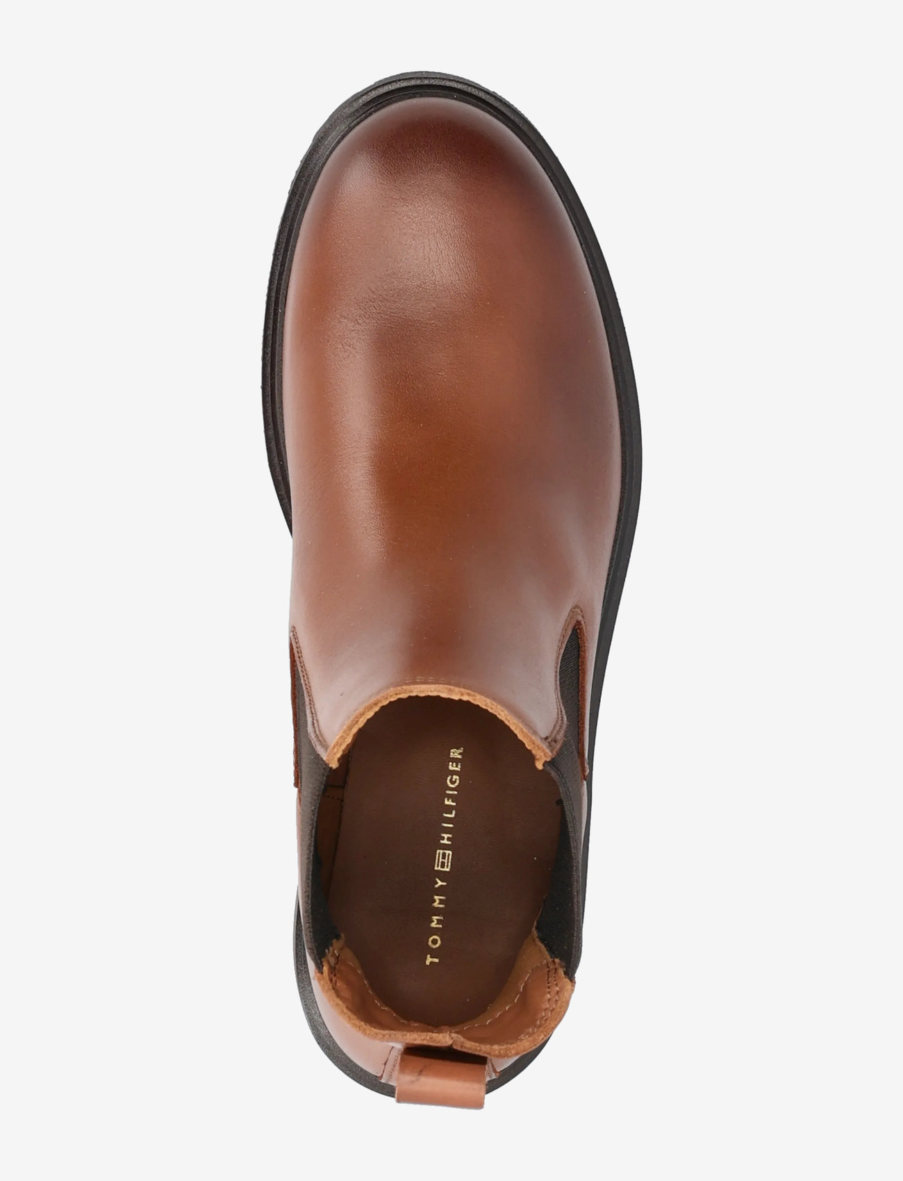 Tommy Hilfiger - TH LEATHER CLEATED CHELSEA - platta ankelboots - cinnamon bark - 3