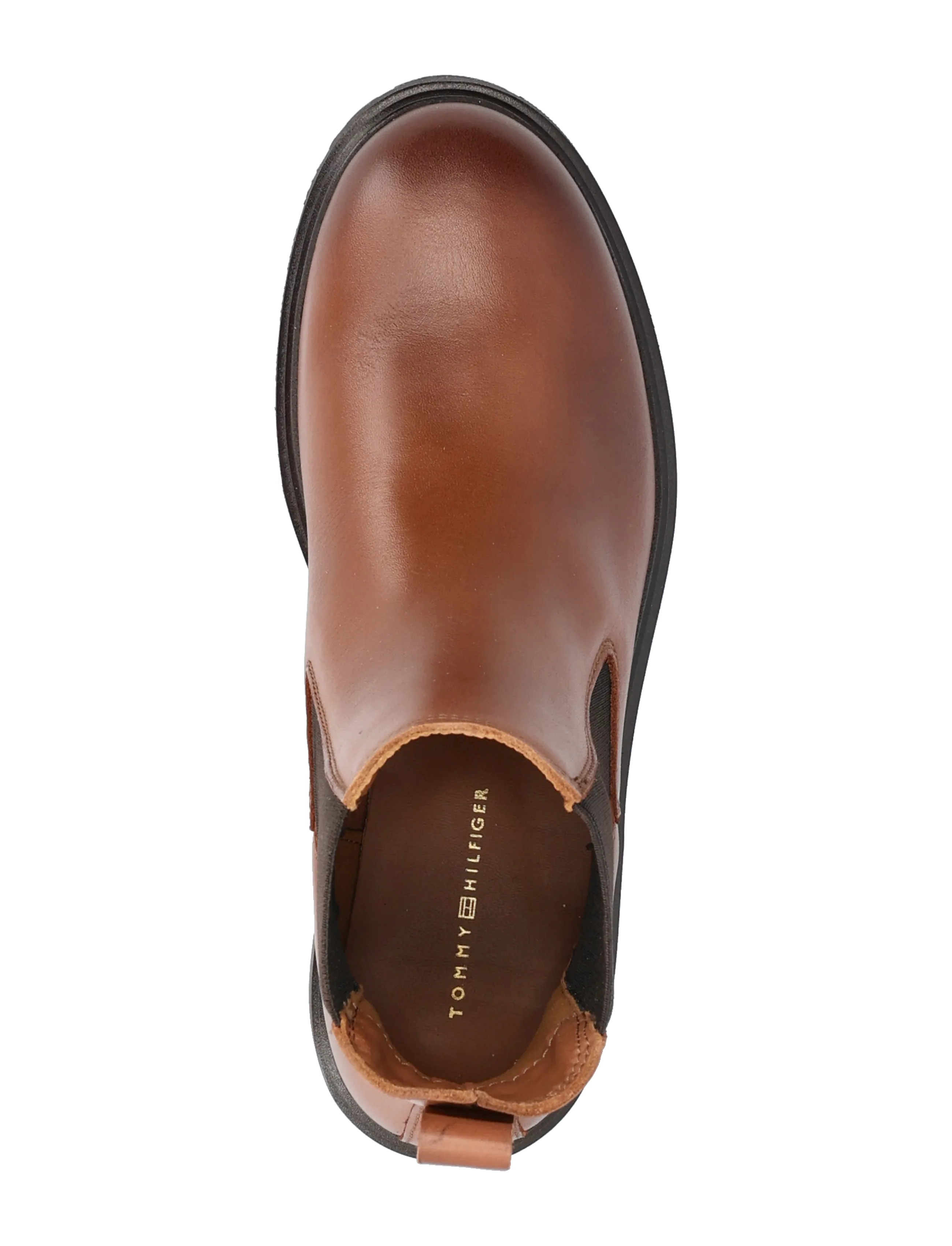 Tommy Hilfiger - TH LEATHER CLEATED CHELSEA - flade ankelstøvler - cinnamon bark - 3