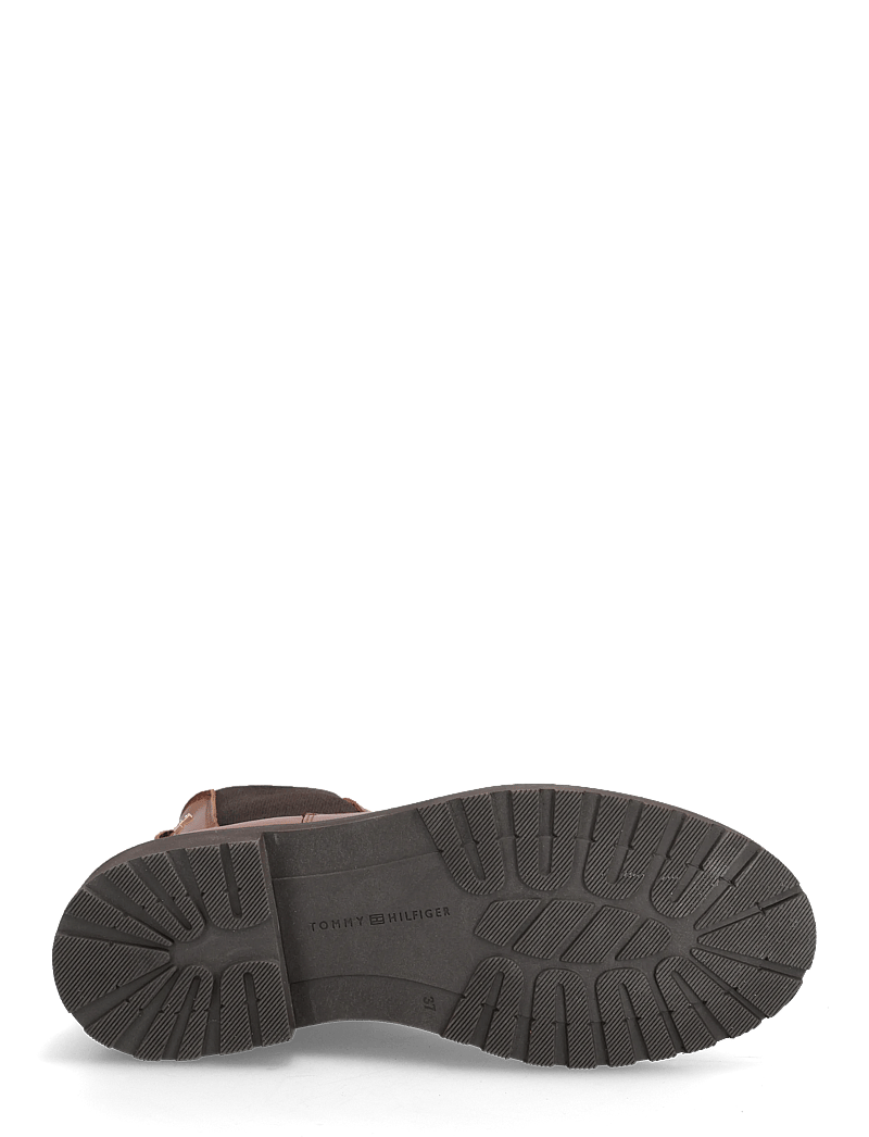 Tommy Hilfiger - TH LEATHER CLEATED CHELSEA - platta ankelboots - cinnamon bark - 4