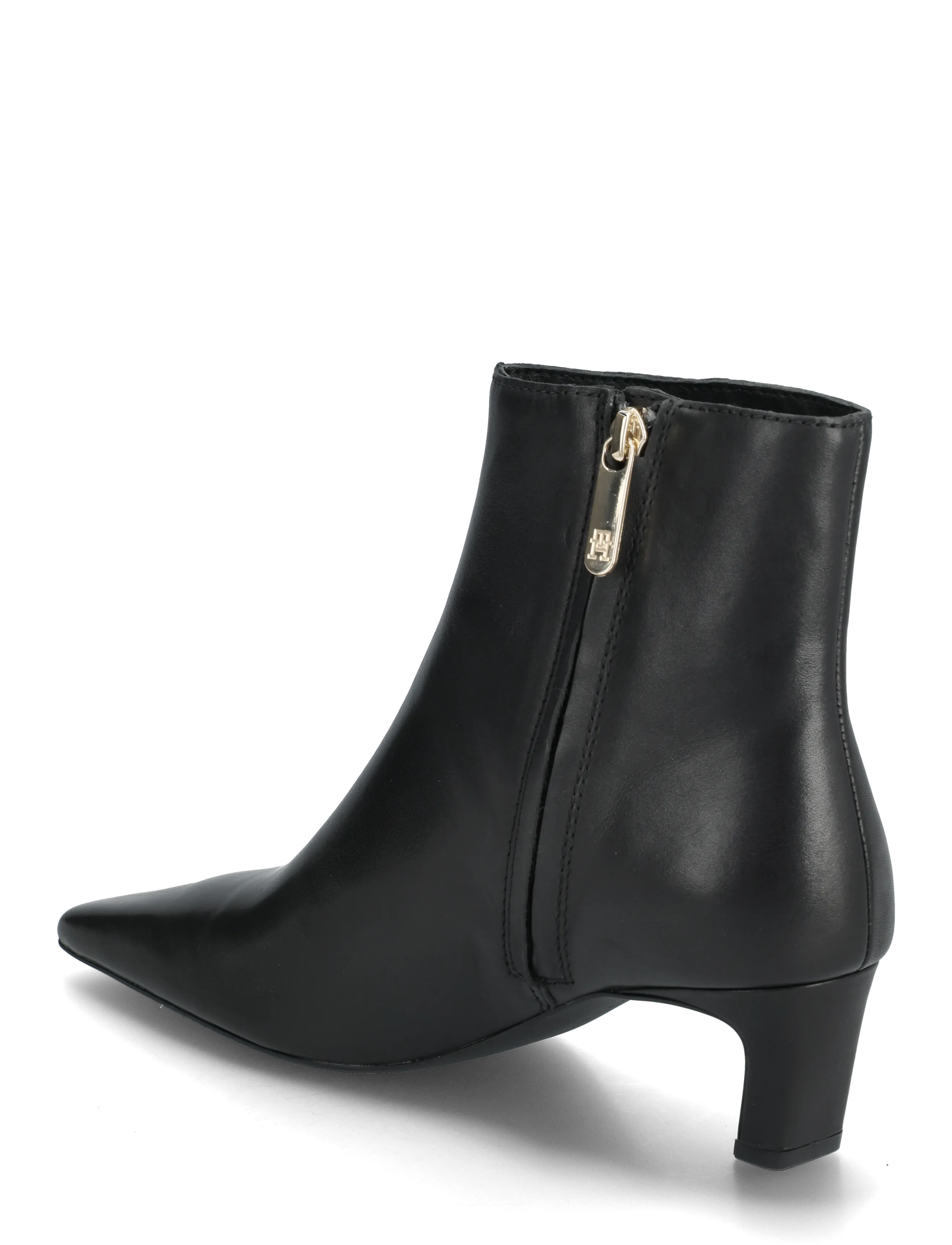 Tommy Hilfiger - TH SQUARE TOE KITTEN BOOTIE - stiefeletten mit absatz - black - 2