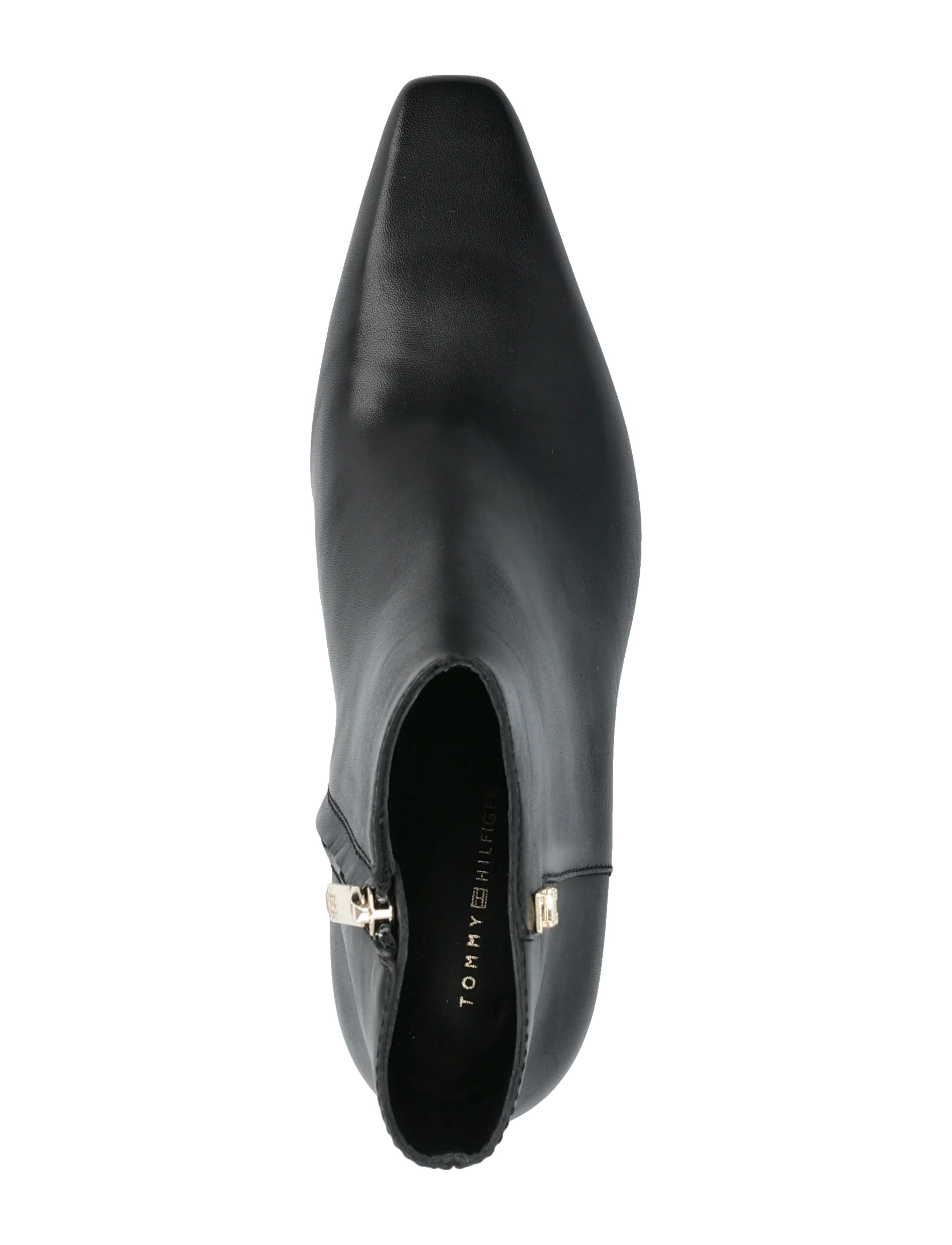Tommy Hilfiger - TH SQUARE TOE KITTEN BOOTIE - stiefeletten mit absatz - black - 3