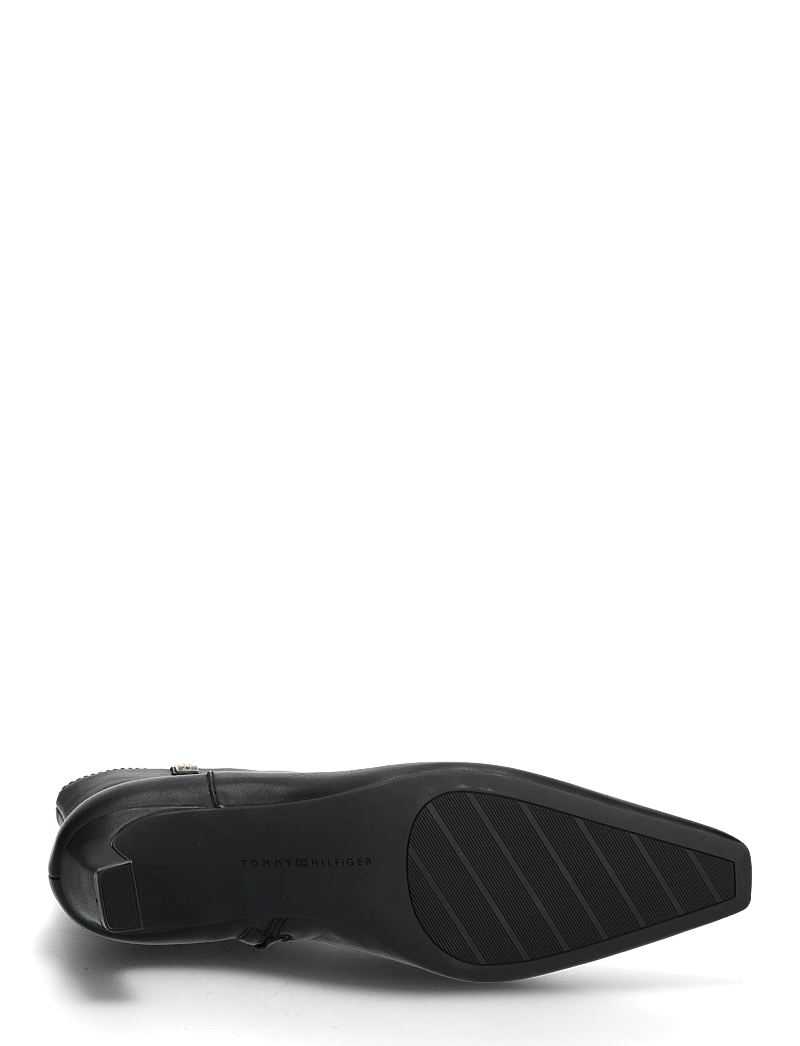 Tommy Hilfiger - TH SQUARE TOE KITTEN BOOTIE - kontsaga poolsaapad - black - 4