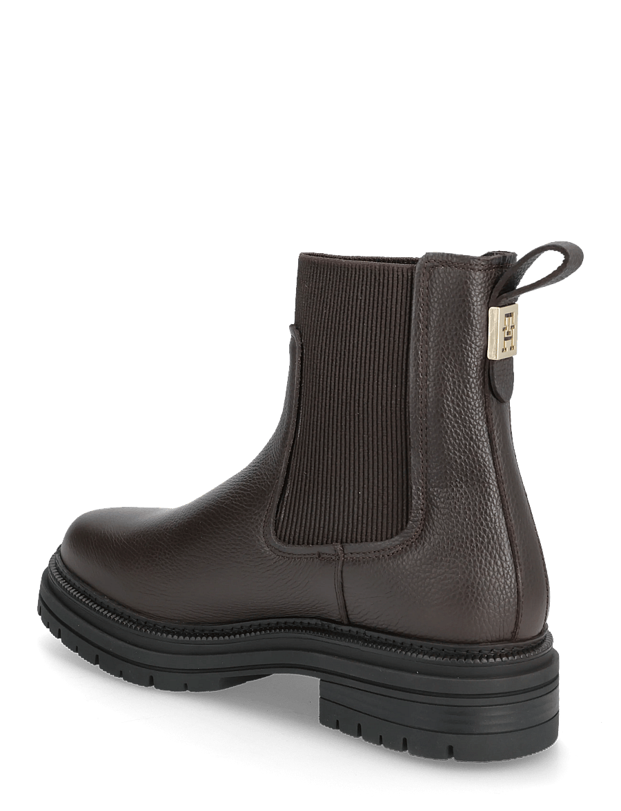 Tommy Hilfiger - TH PLAQUE PEBBLE CHELSEA WARM - chelsea boots - charred wood - 2