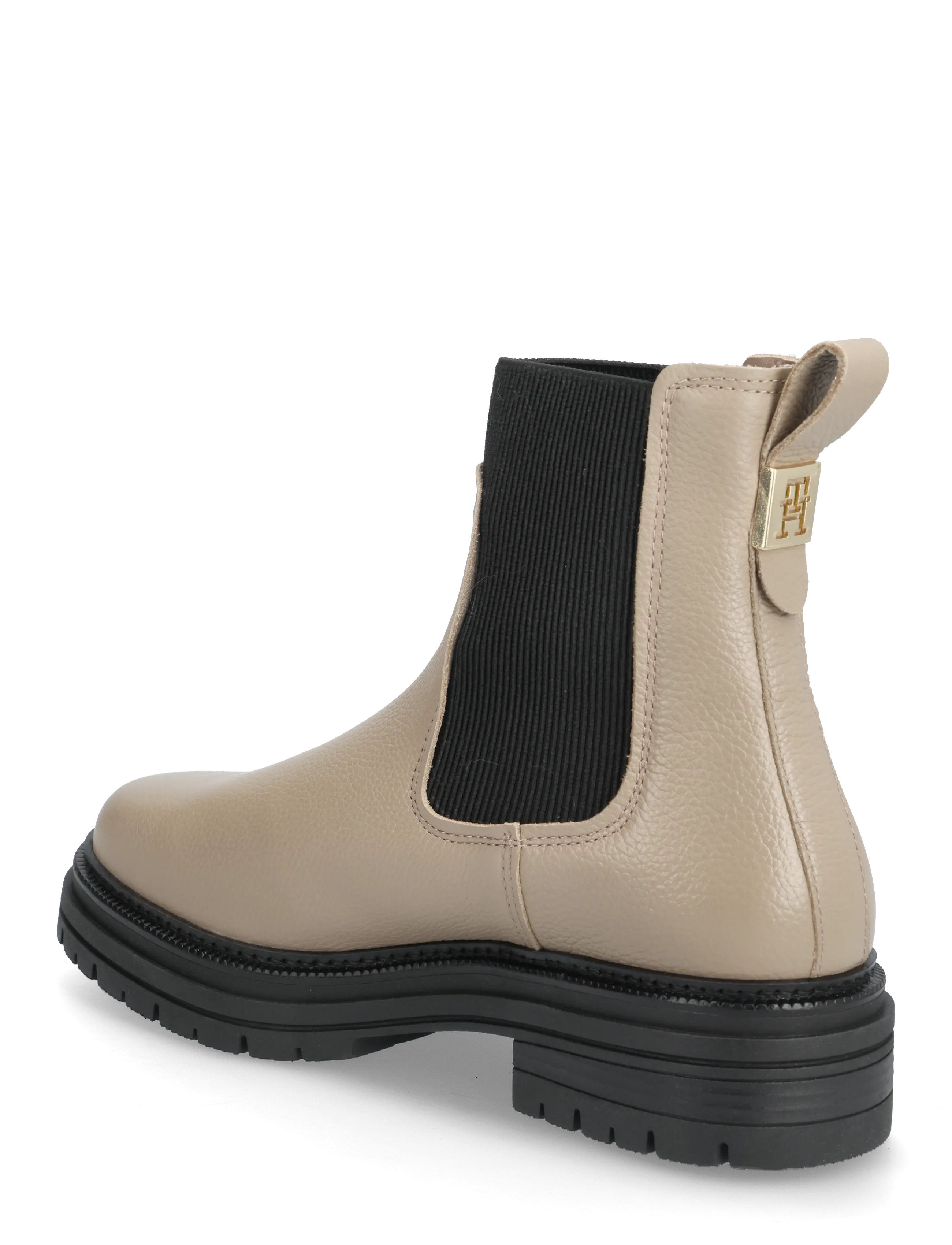 Tommy Hilfiger - TH PLAQUE PEBBLE CHELSEA WARM - chelsea boots - coastal taupe - 2