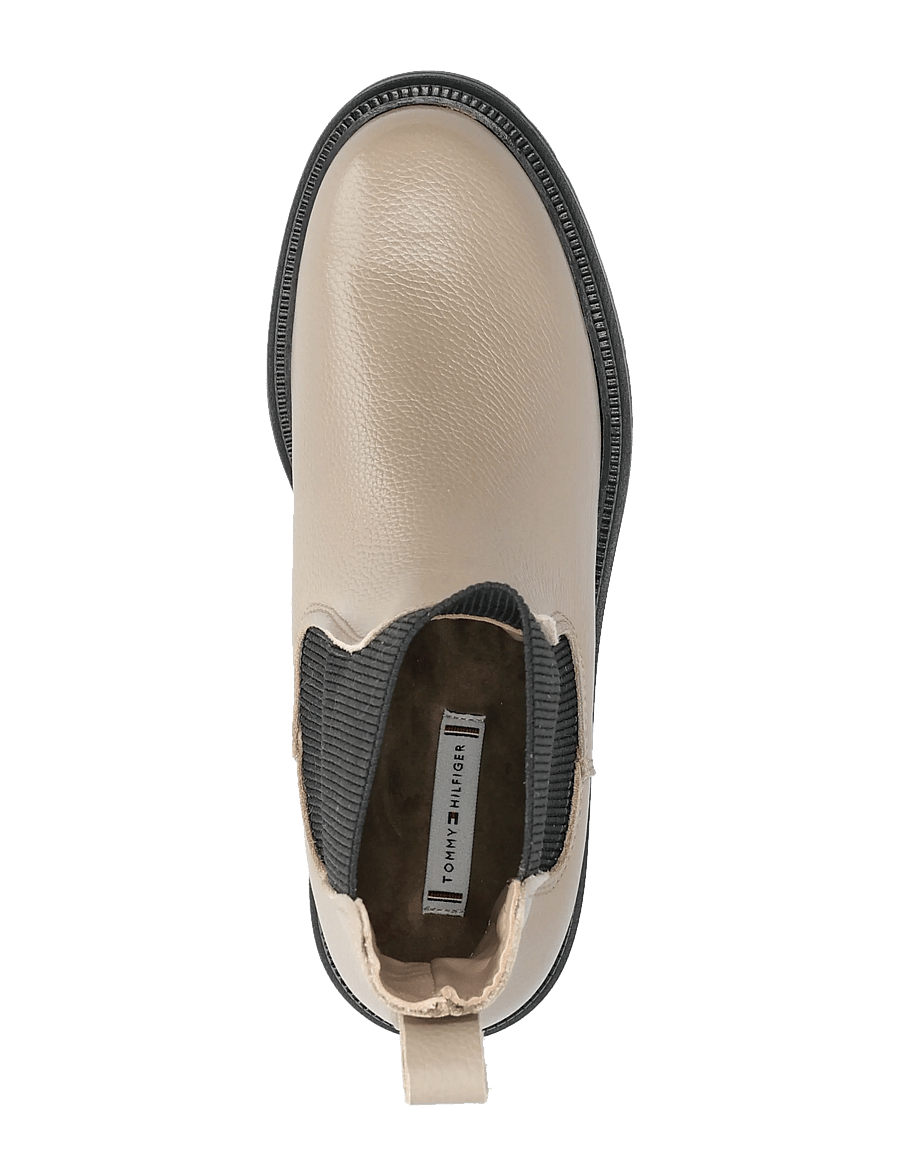 Tommy Hilfiger - TH PLAQUE PEBBLE CHELSEA WARM - chelsea-saapad - coastal taupe - 3