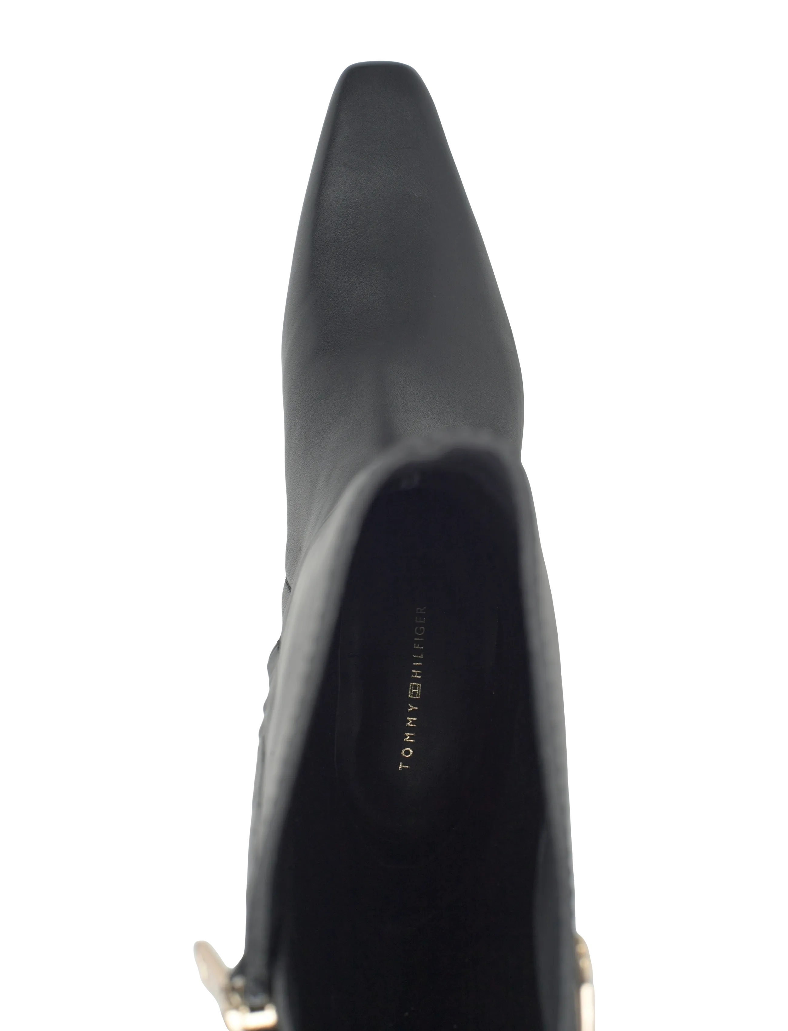 Tommy Hilfiger - TH SQUARE TOE KITTEN LONG BOOT - black - 3