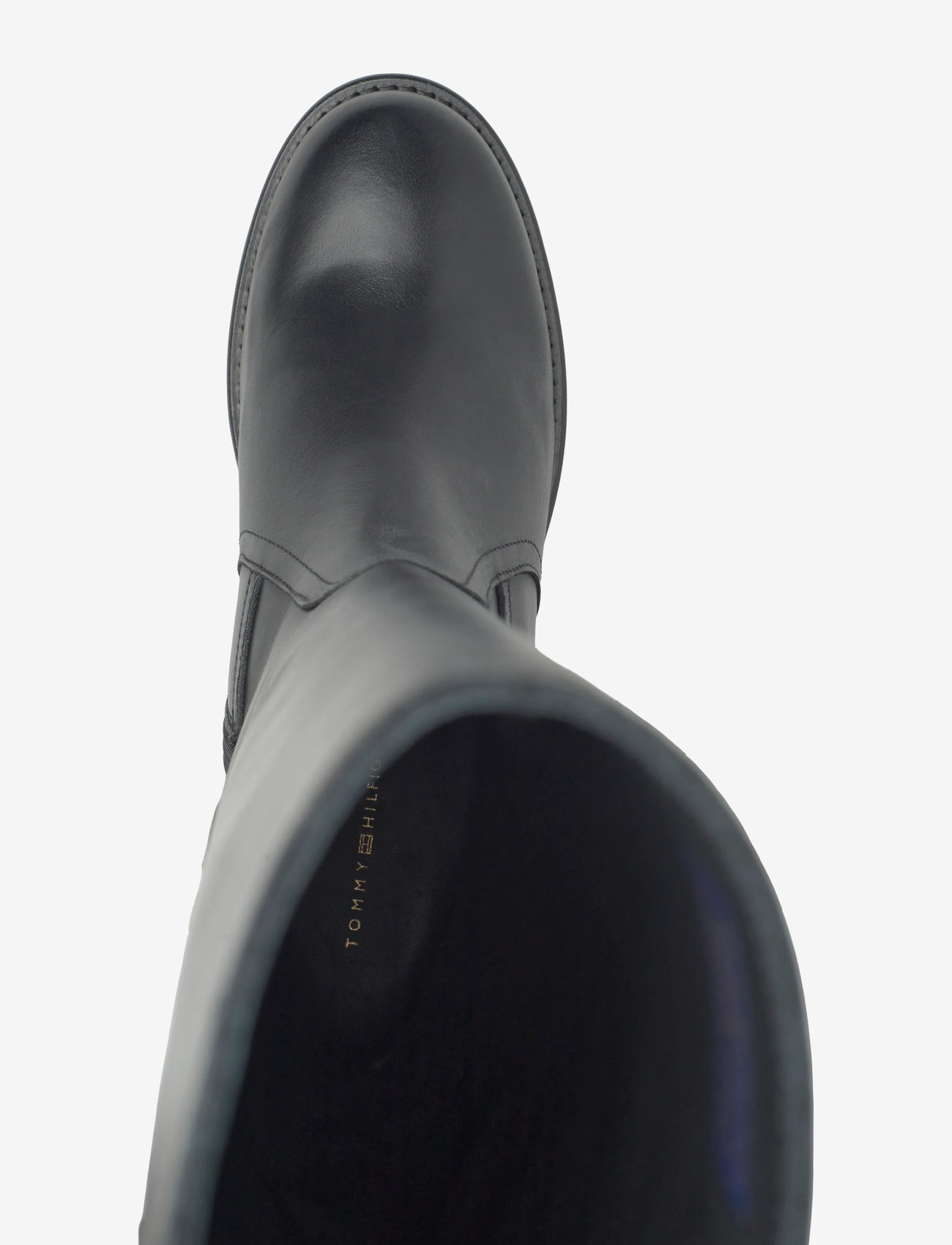 Tommy Hilfiger - RIDING LTHR LONG BOOT BLOCK HEEL - women - black - 3