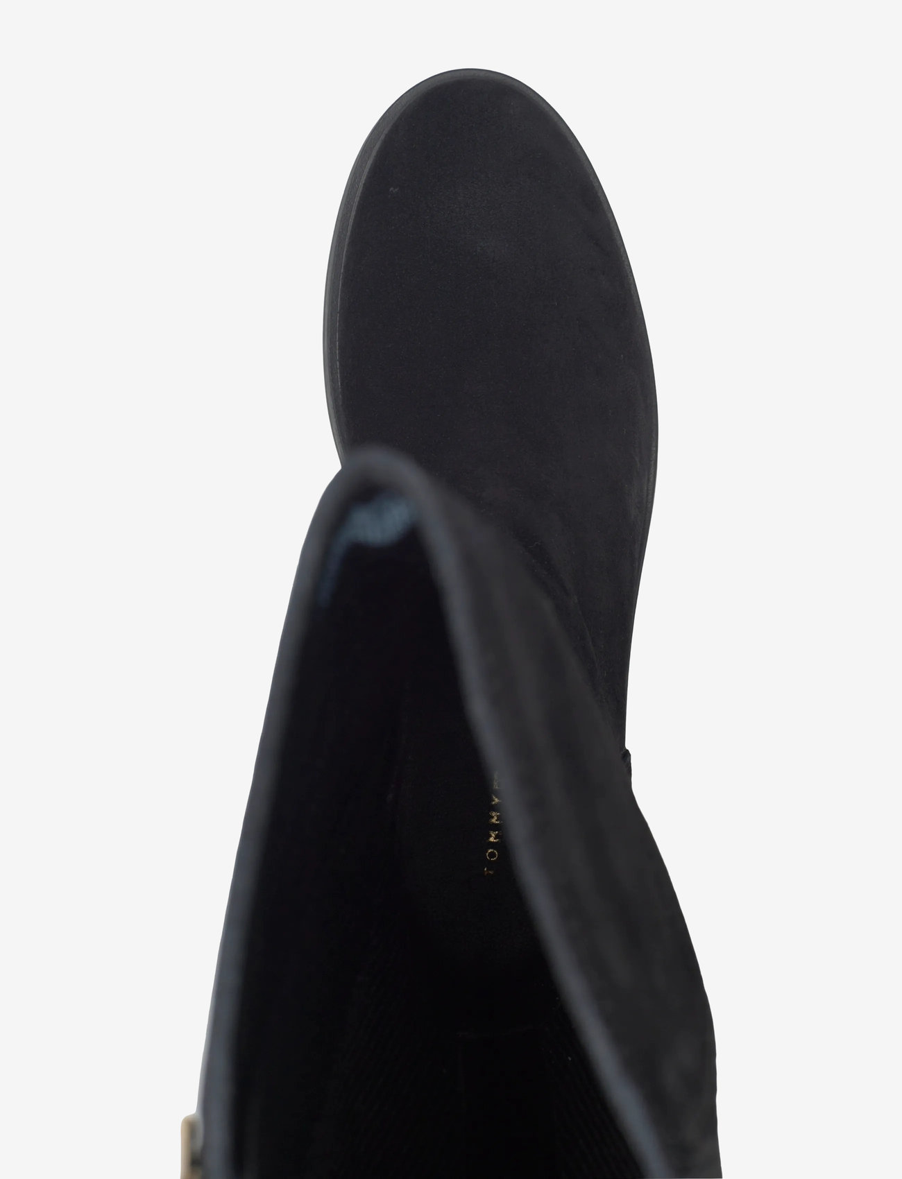 Tommy Hilfiger - FLAG SUEDE LONG BOOT - kniehohe stiefel - black - 3