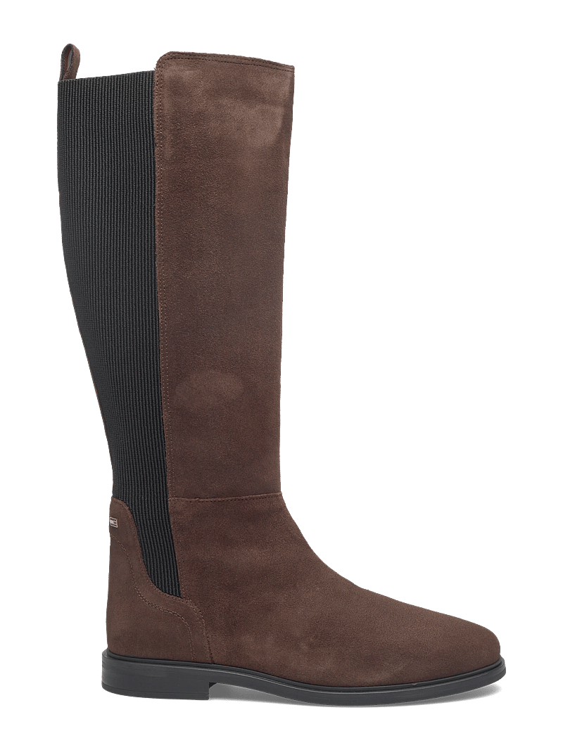 Tommy Hilfiger - FLAG SUEDE LONG BOOT - bottes hautes au genou - legacy brown - 1