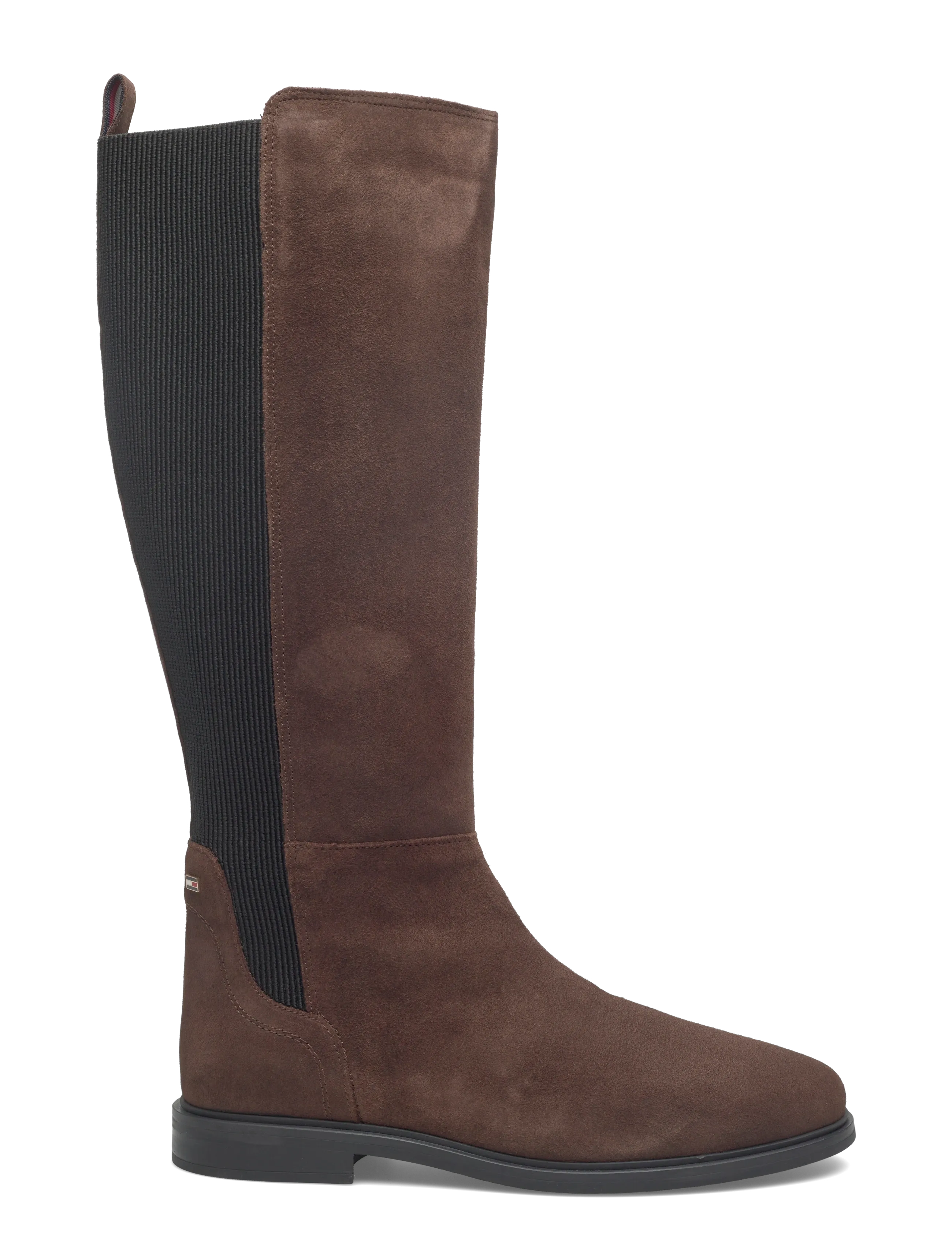 Tommy Hilfiger - FLAG SUEDE LONG BOOT - legacy brown - 1