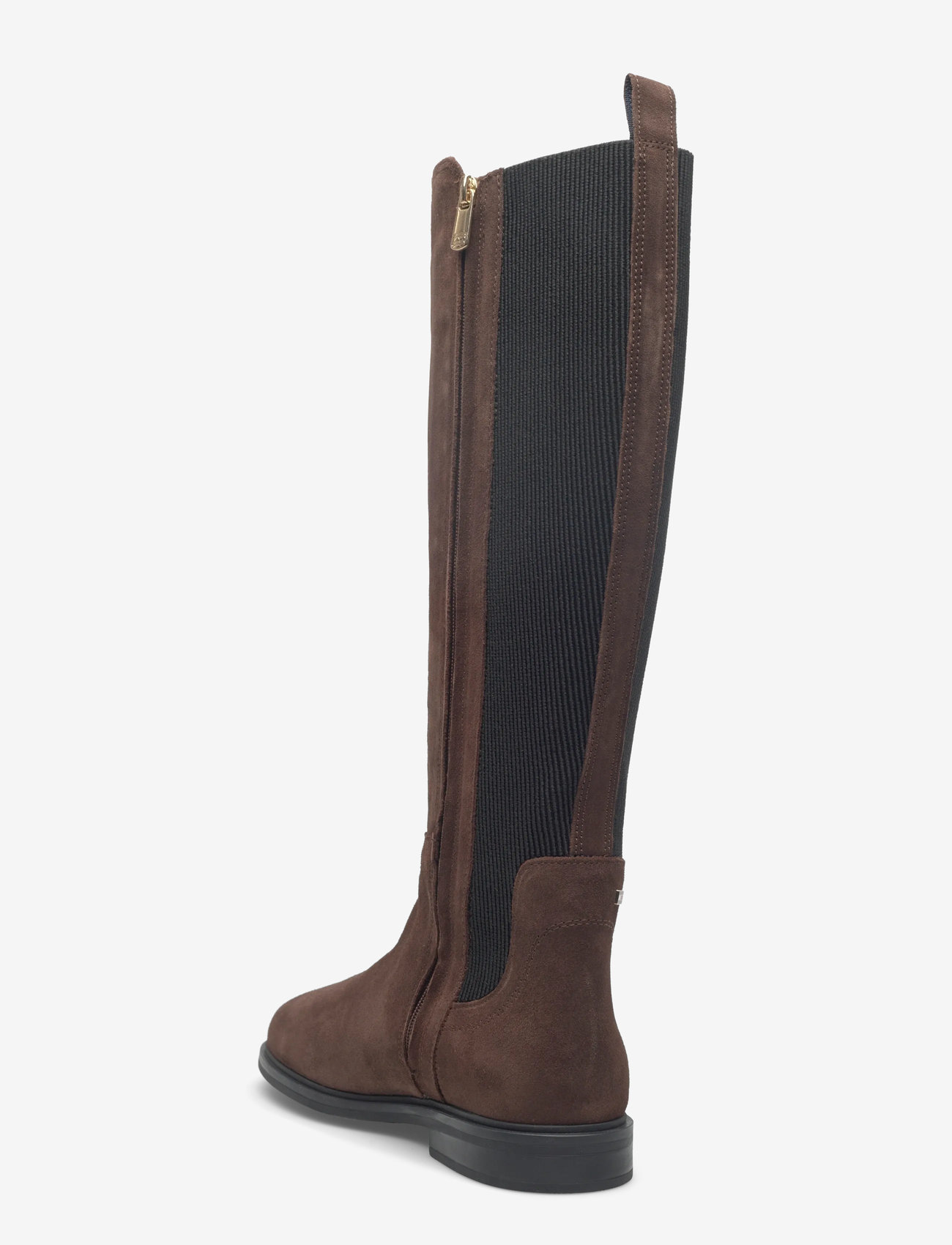 Tommy Hilfiger - FLAG SUEDE LONG BOOT - knee high boots - legacy brown - 2