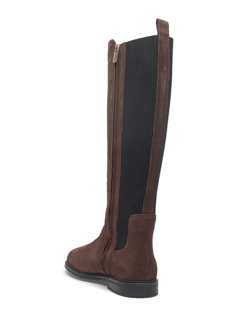 Tommy Hilfiger - FLAG SUEDE LONG BOOT - bottes hautes au genou - legacy brown - 2