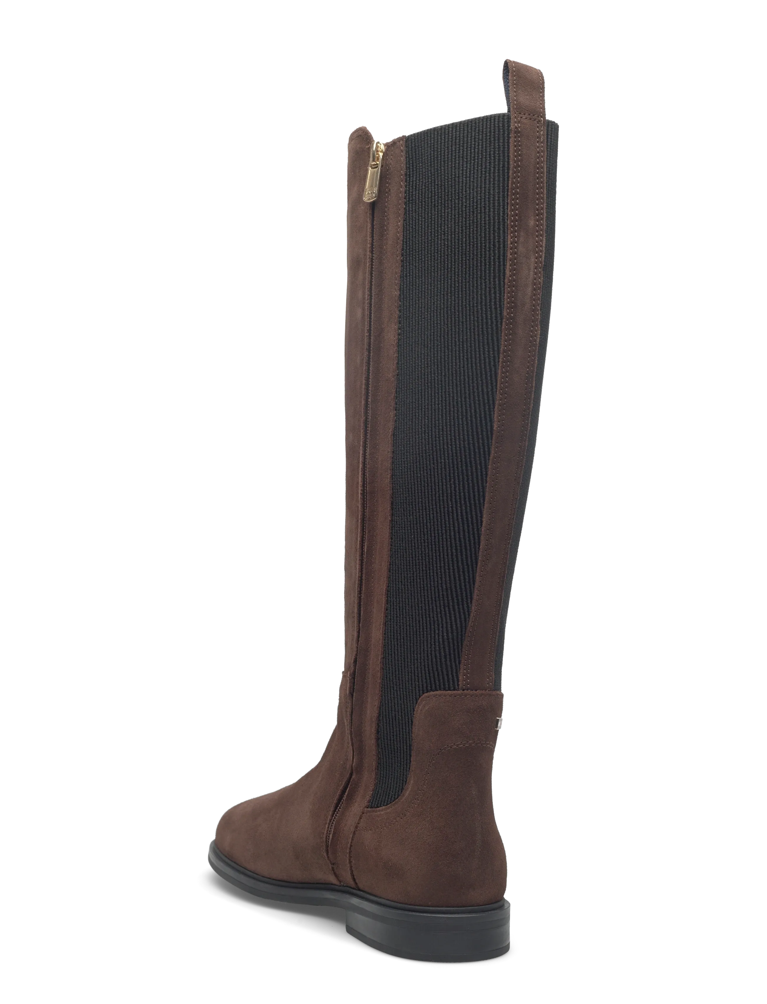 Tommy Hilfiger - FLAG SUEDE LONG BOOT - kniehohe stiefel - legacy brown - 2