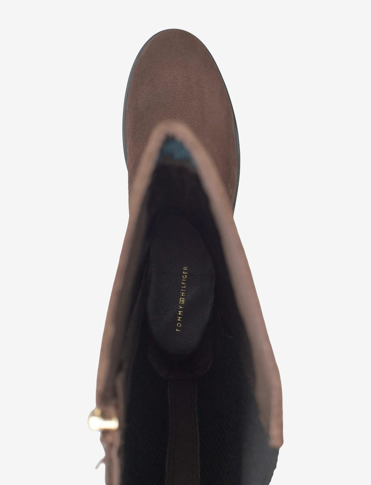 Tommy Hilfiger - FLAG SUEDE LONG BOOT - knee high boots - legacy brown - 3