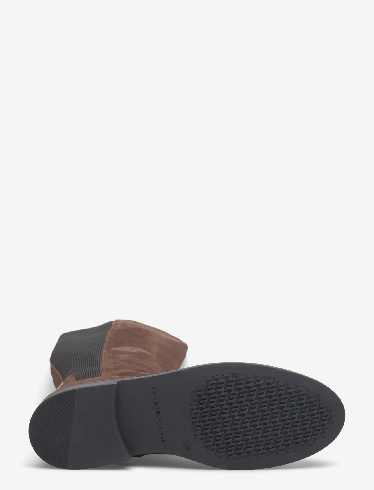 Tommy Hilfiger - FLAG SUEDE LONG BOOT - knee high boots - legacy brown - 4