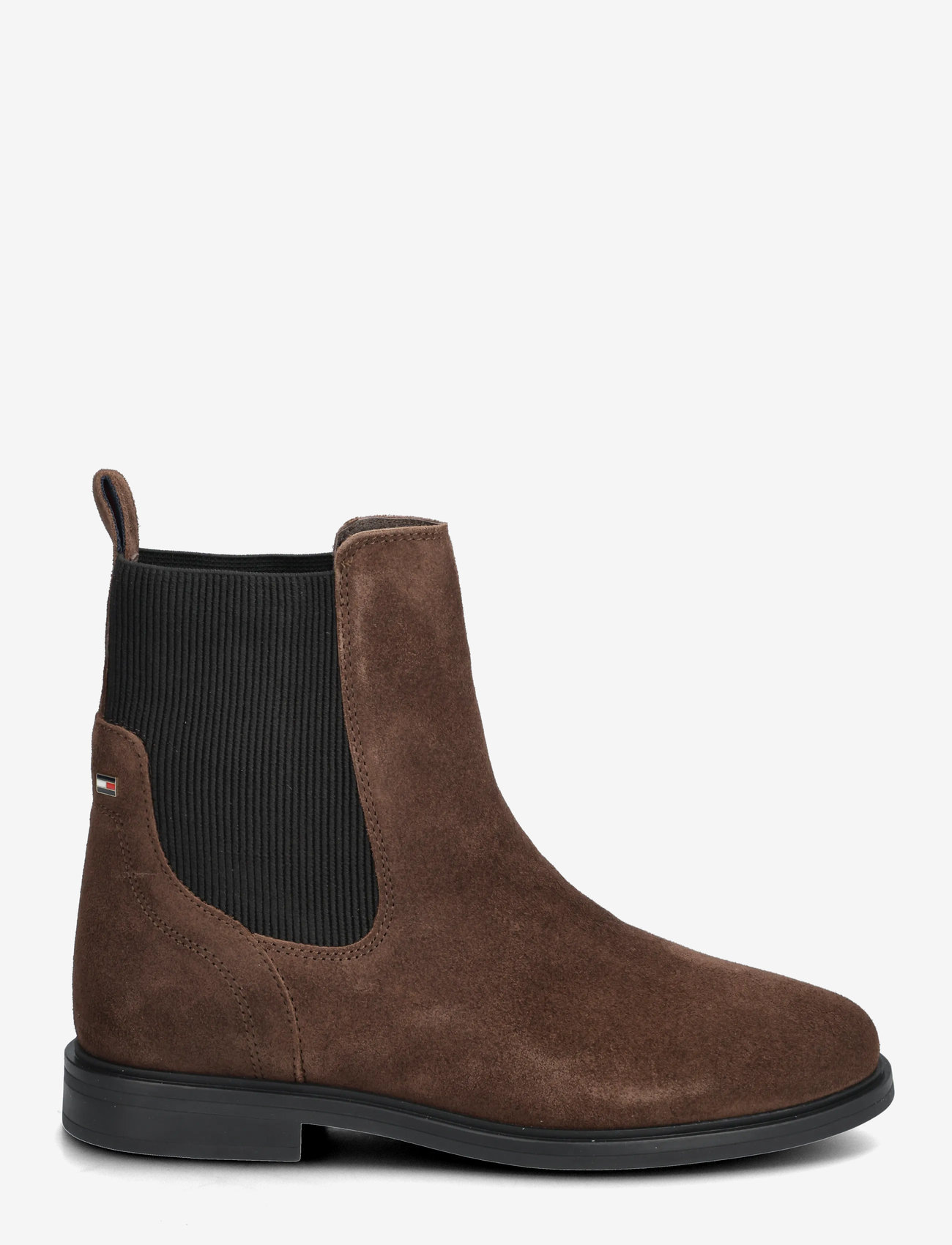 Tommy Hilfiger - FLAG SUEDE CHELSEA BOOT - hverdags stil - legacy brown - 1