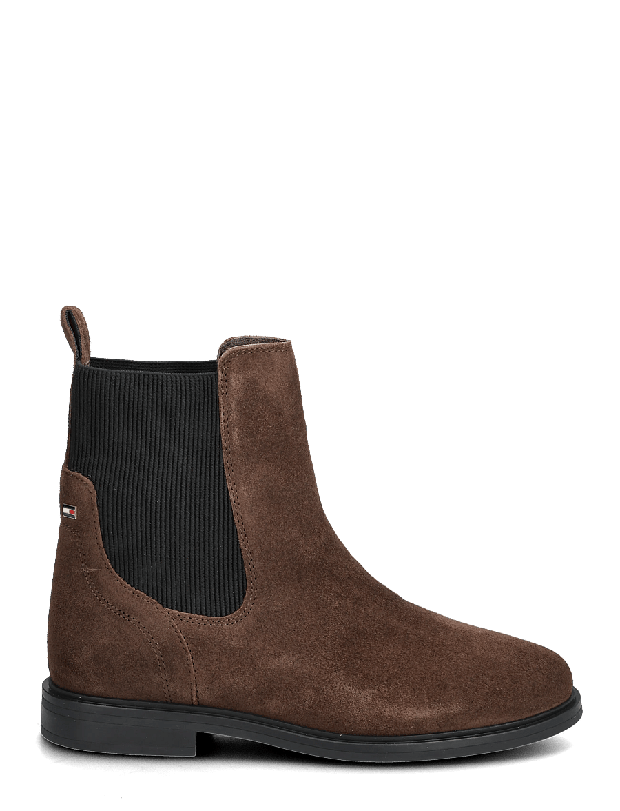 Tommy Hilfiger - FLAG SUEDE CHELSEA BOOT - chelsea boots - legacy brown - 1