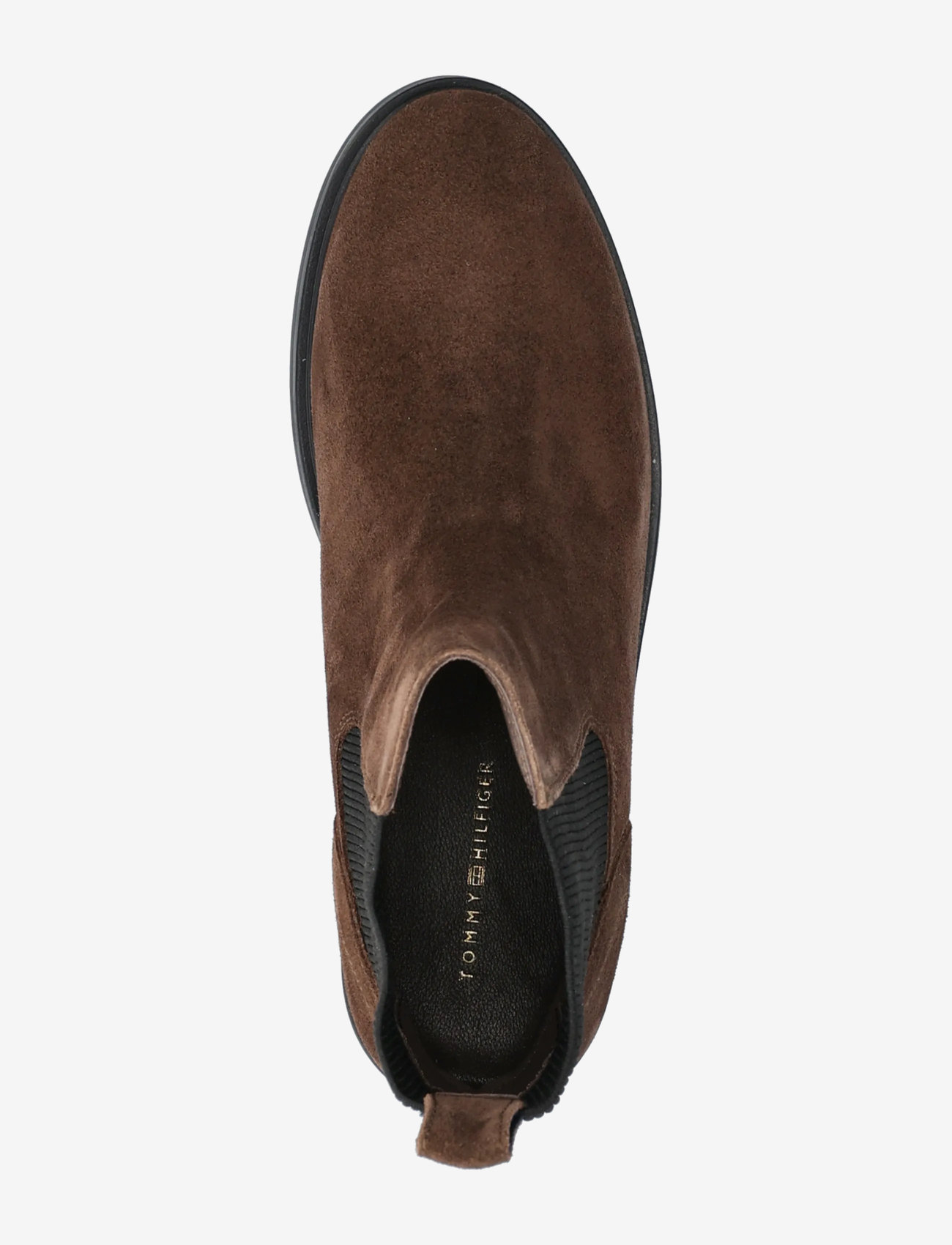 Tommy Hilfiger - FLAG SUEDE CHELSEA BOOT - hverdags stil - legacy brown - 3
