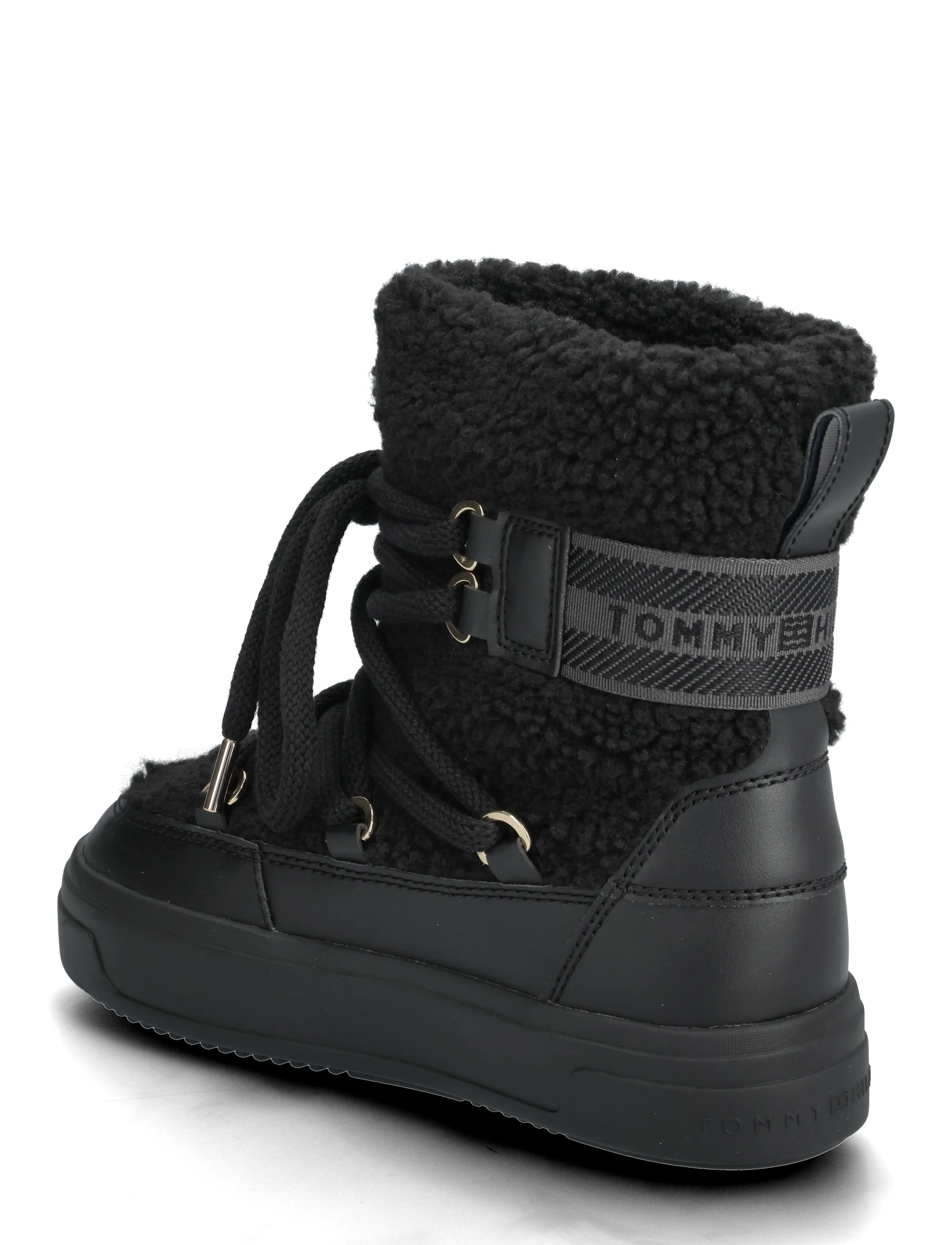 Tommy Hilfiger - FAUX SHEARLING SNOWBOOT - winterschoenen - black - 2