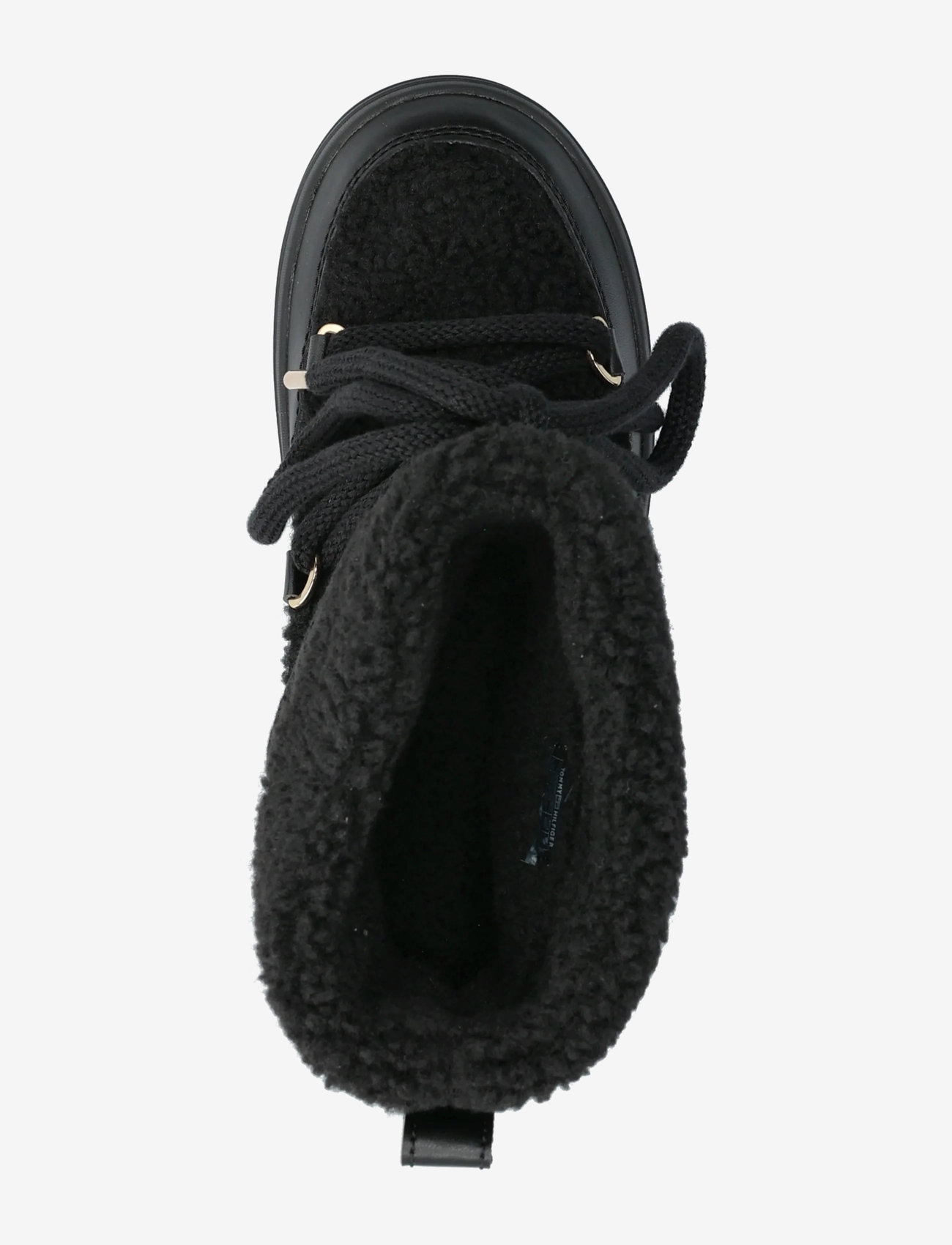 Tommy Hilfiger - FAUX SHEARLING SNOWBOOT - varmfodrade skor - black - 3