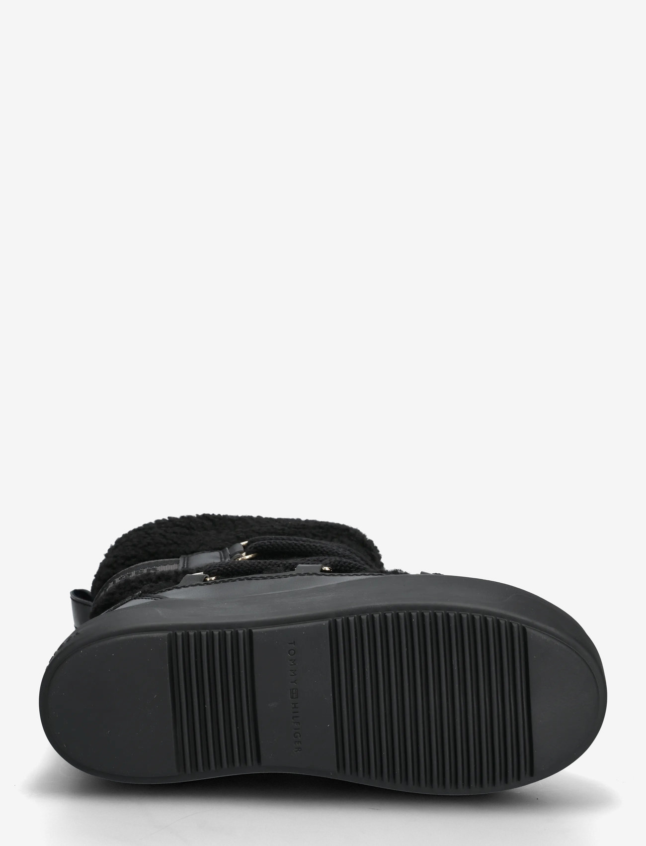 Tommy Hilfiger - FAUX SHEARLING SNOWBOOT - varmfodrade skor - black - 4