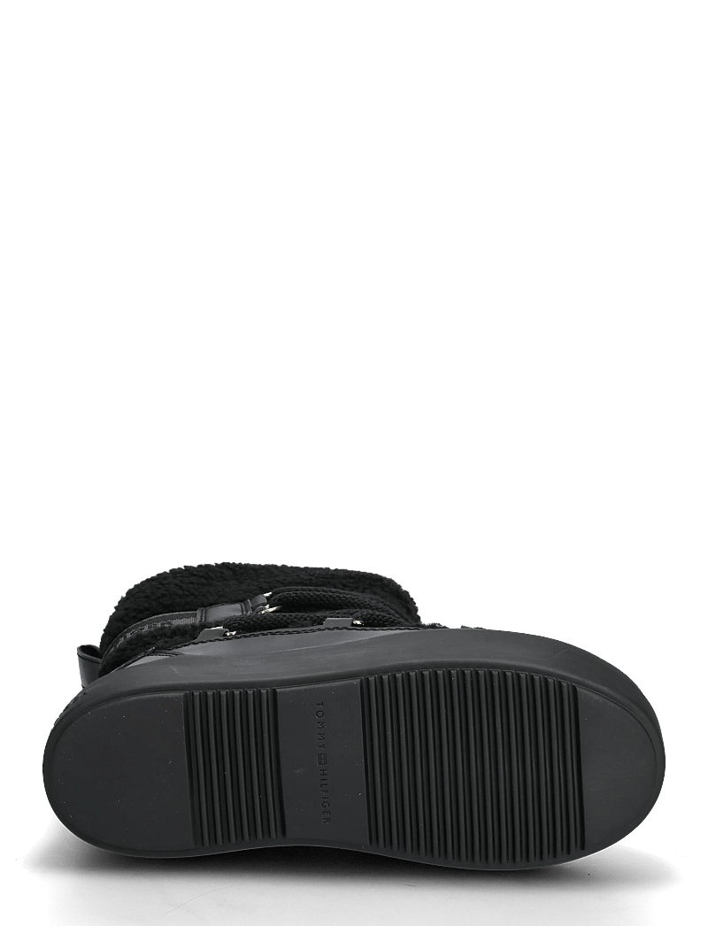 Tommy Hilfiger - FAUX SHEARLING SNOWBOOT - talvesaapad - black - 4