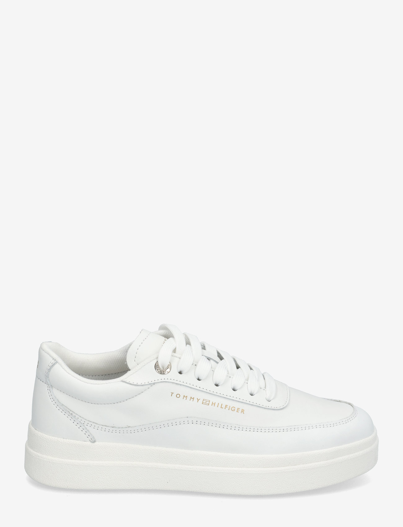 Tommy Hilfiger - MODERN COURT SNEAKER LTHR - konfirmationstøj - white - 1