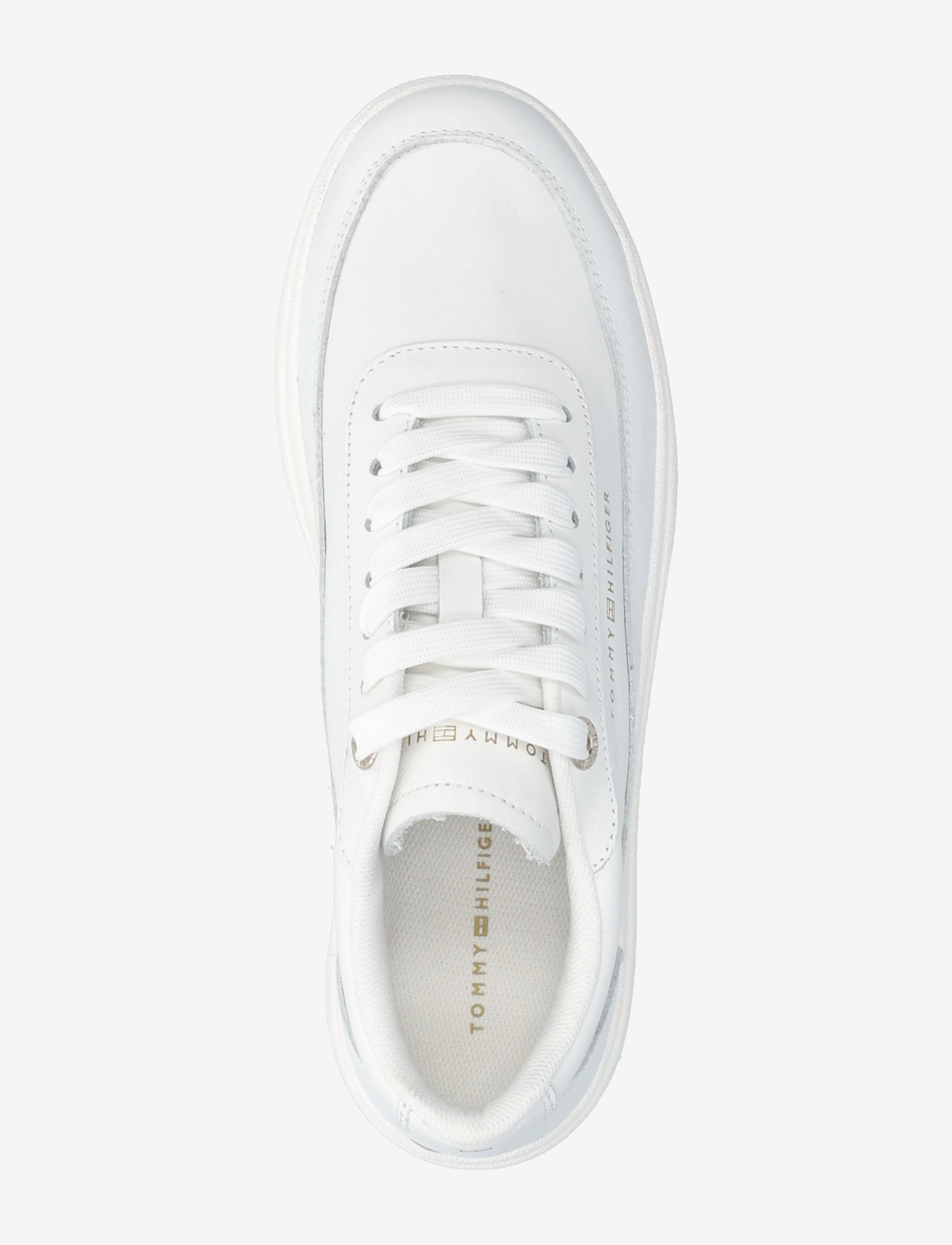 Tommy Hilfiger - MODERN COURT SNEAKER LTHR - konfirmationstøj - white - 3