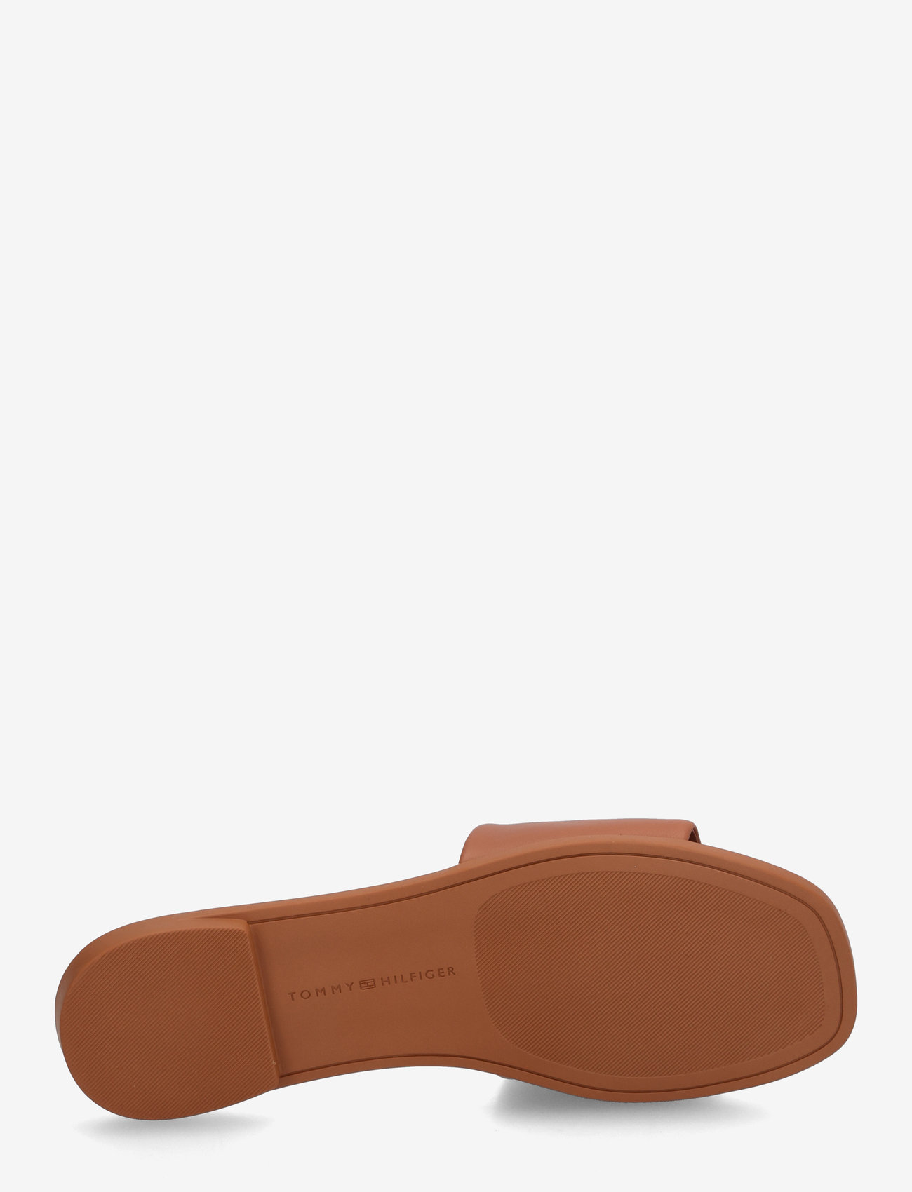 Tommy Hilfiger - TH LOGO HARDWARE LEATHER MULE - kontsata muula-stiilid jalanõud - cinnamon bark - 4