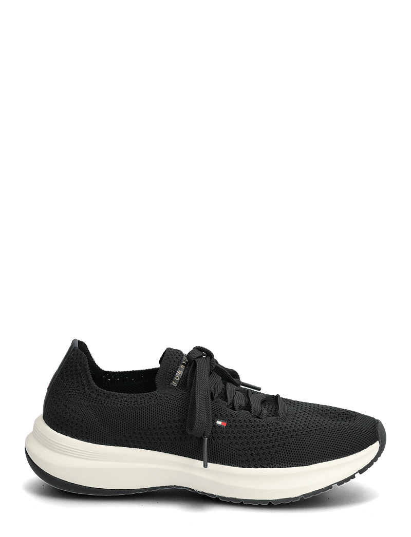 Tommy Hilfiger - TH KNIT RUNNER - niedrige sneakers - black - 1