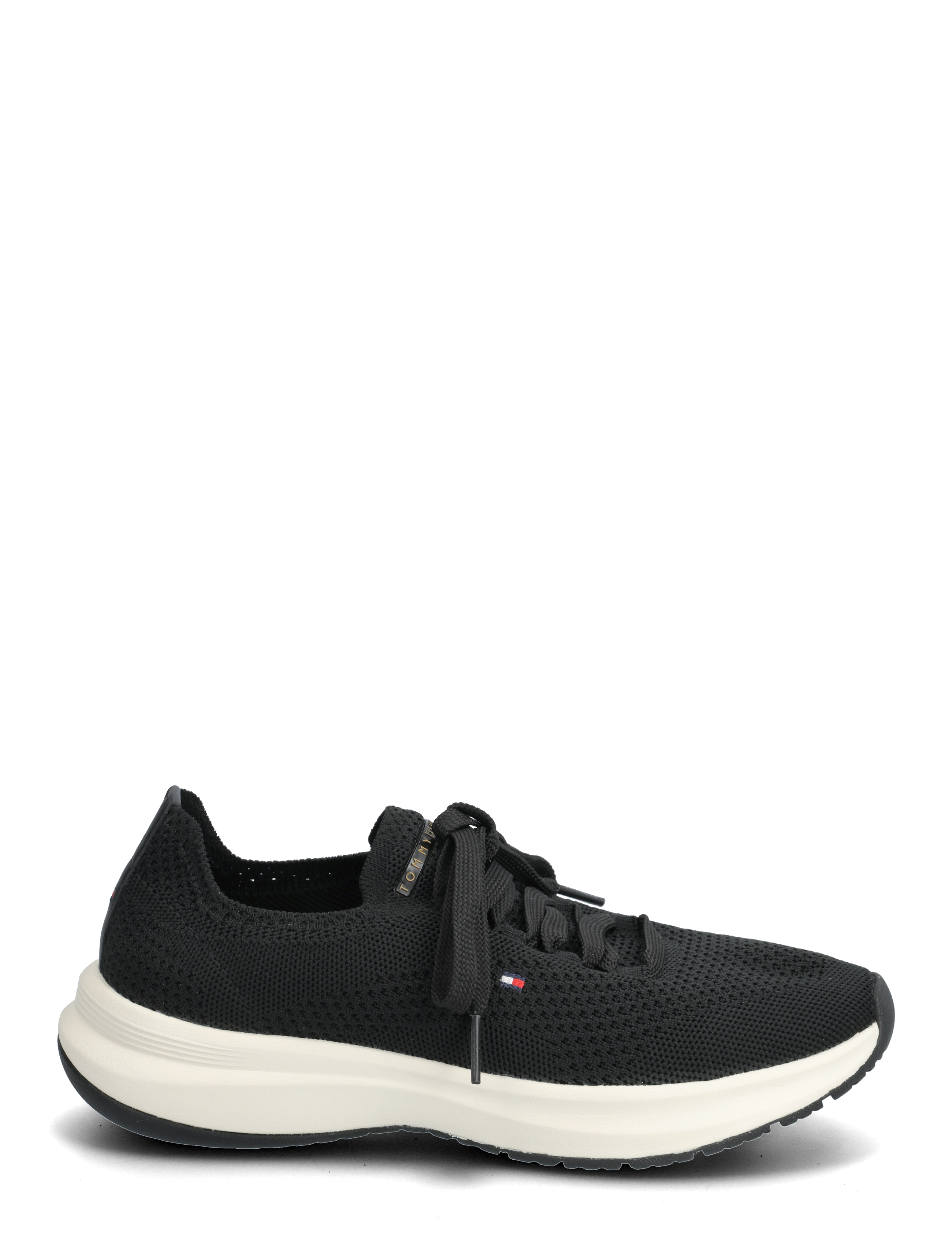 Tommy Hilfiger - TH KNIT RUNNER - niedrige sneakers - black - 1