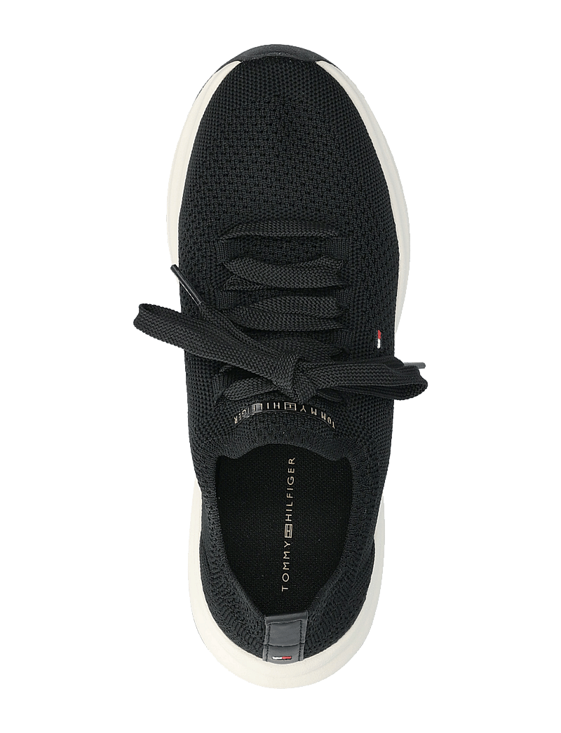 Tommy Hilfiger - TH KNIT RUNNER - niedrige sneakers - black - 3