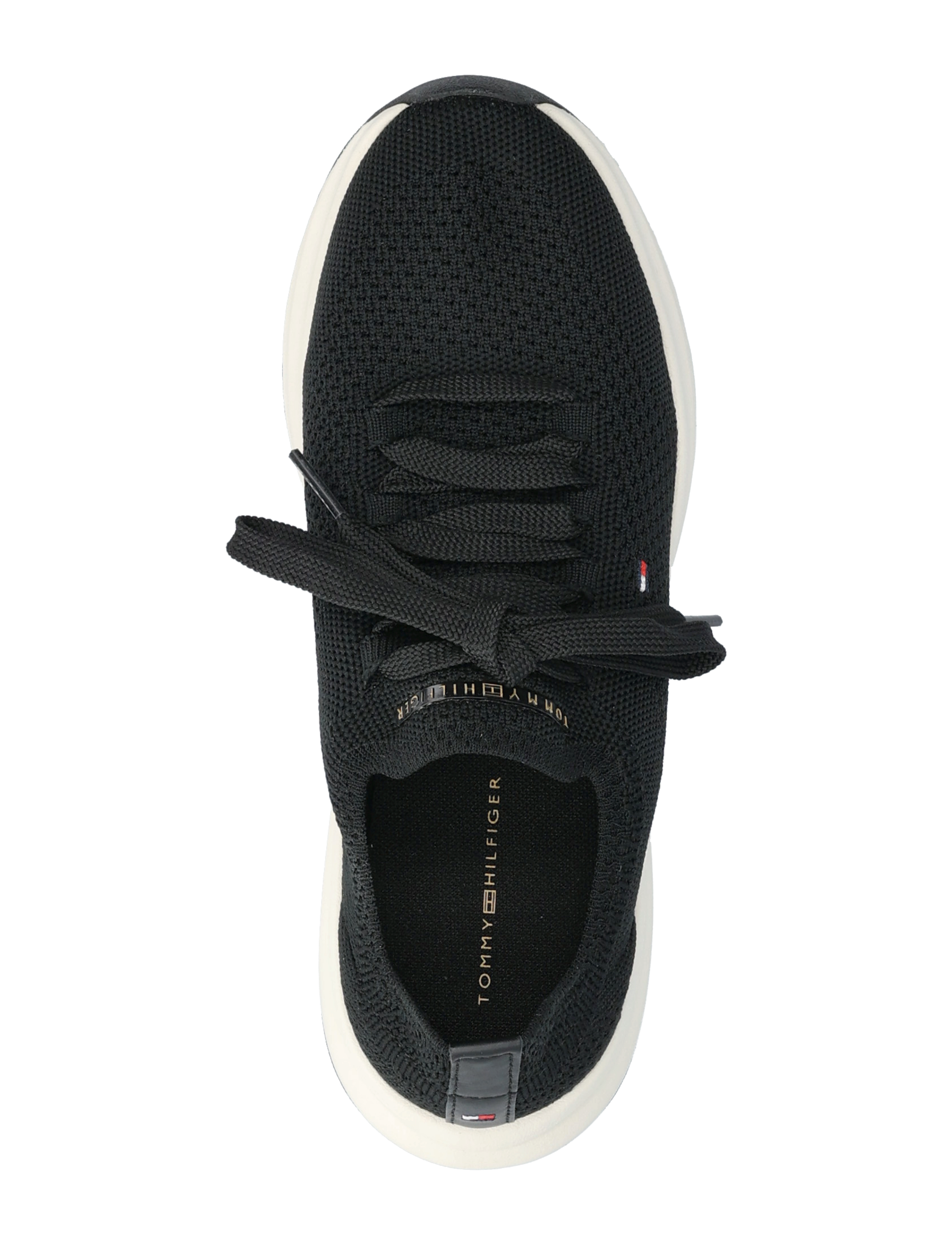 Tommy Hilfiger - TH KNIT RUNNER - niedrige sneakers - black - 3