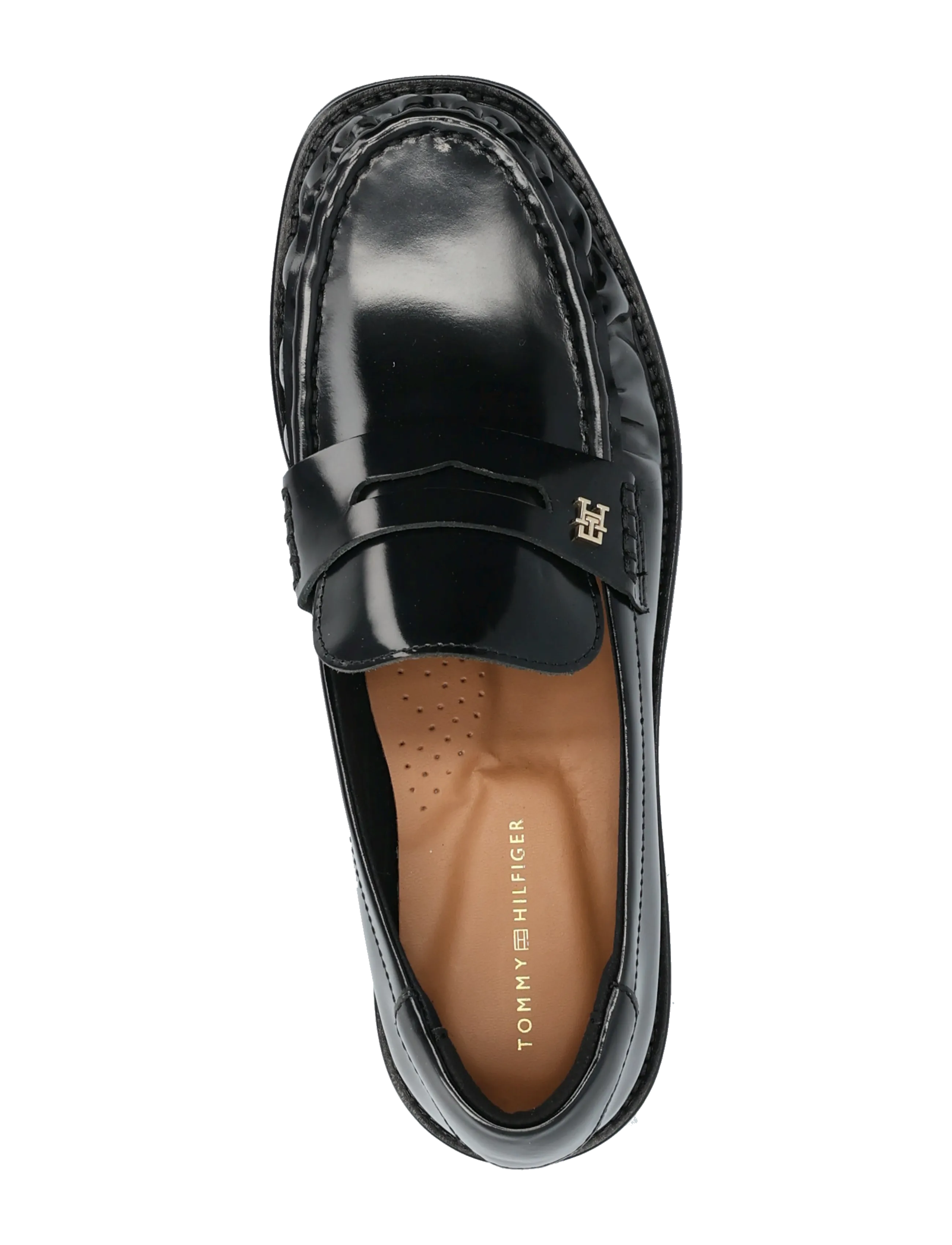Tommy Hilfiger - TH SQUARE TOE ABRASIVATO LOAFER - fashion trends - black - 3