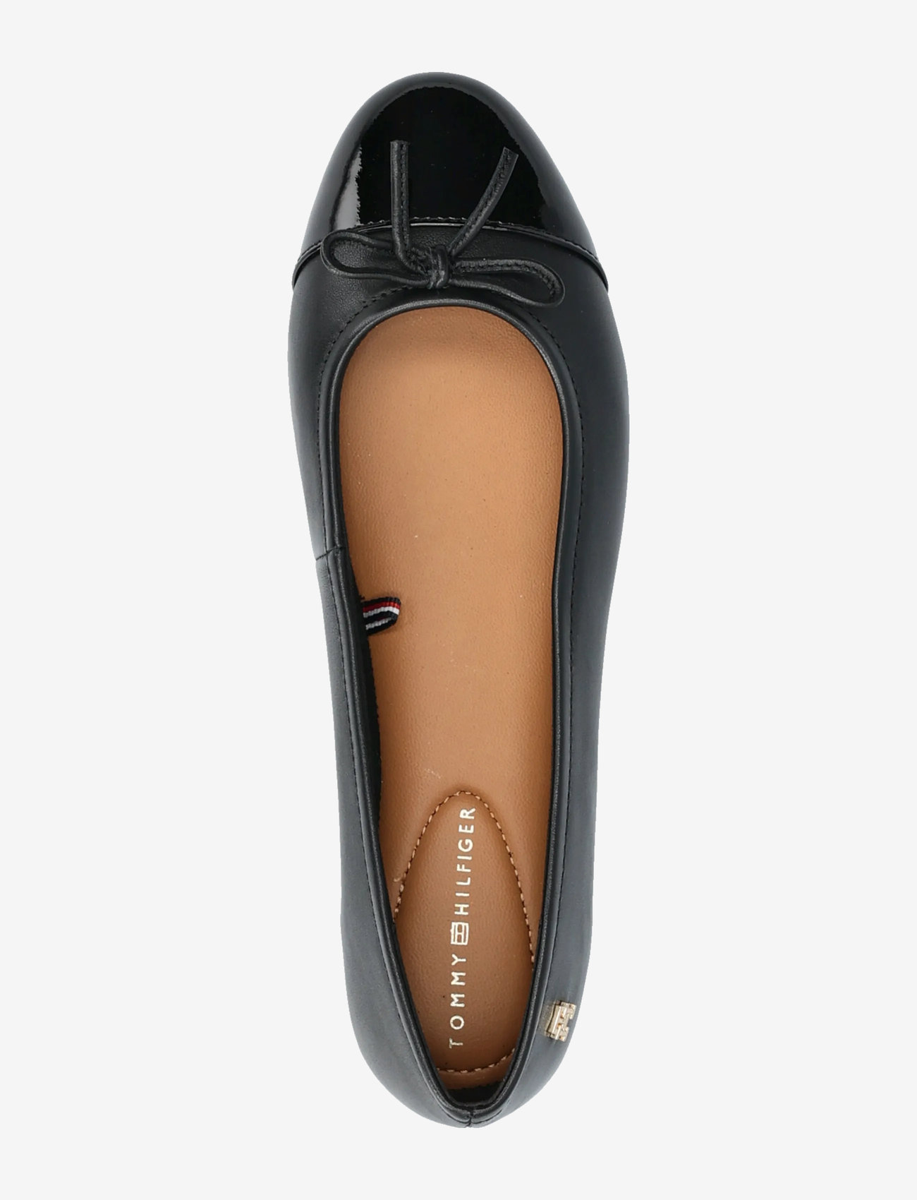 Tommy Hilfiger - PATENT TOE-CAP LTHR BALLERINA - special occasions - black - 3