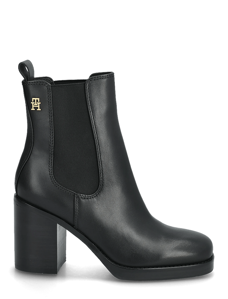 Tommy Hilfiger - SQUARE TOE CHELSEA HIGH BLOCK HL - støvletter - black - 1