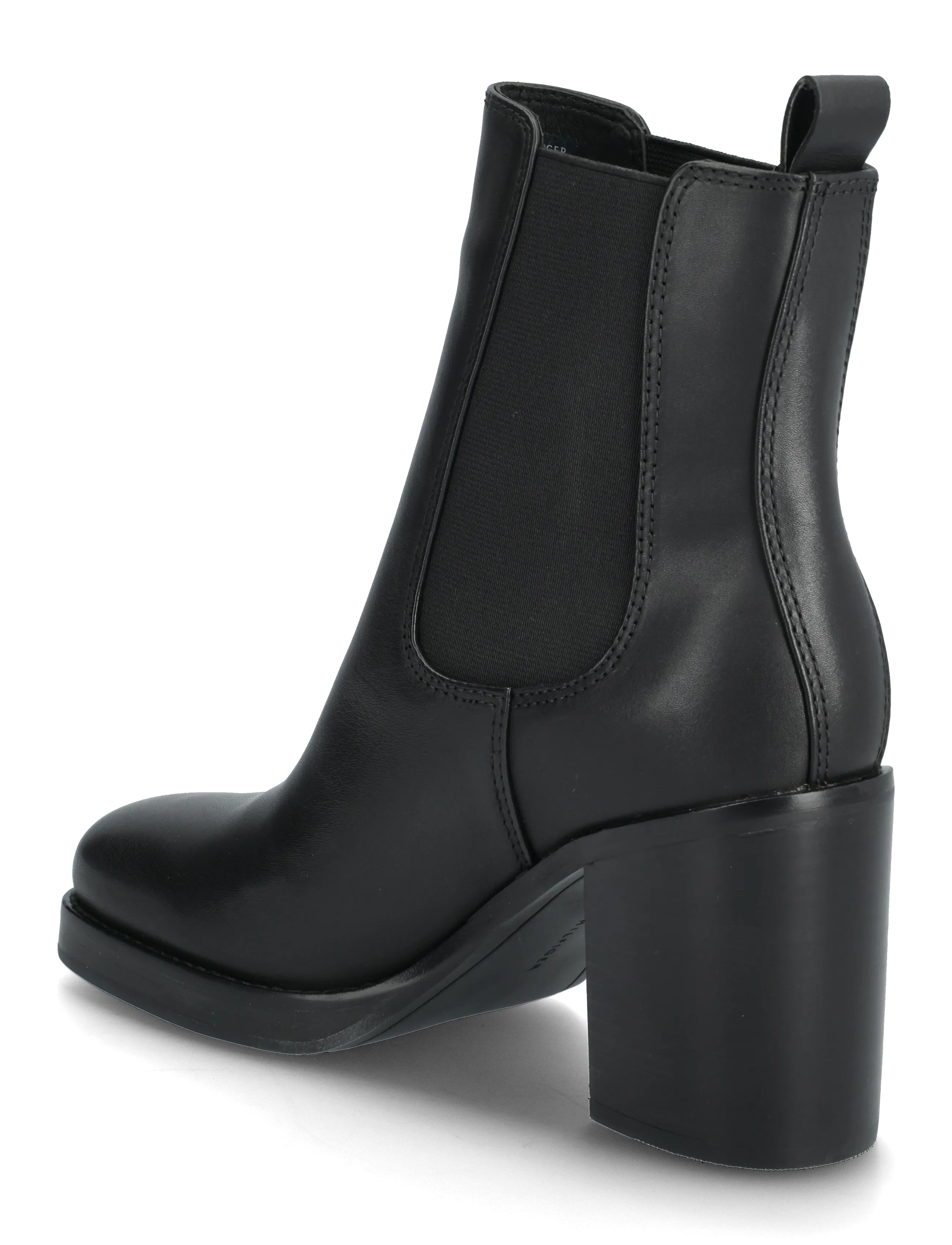 Tommy Hilfiger - SQUARE TOE CHELSEA HIGH BLOCK HL - stiefeletten mit absatz - black - 2