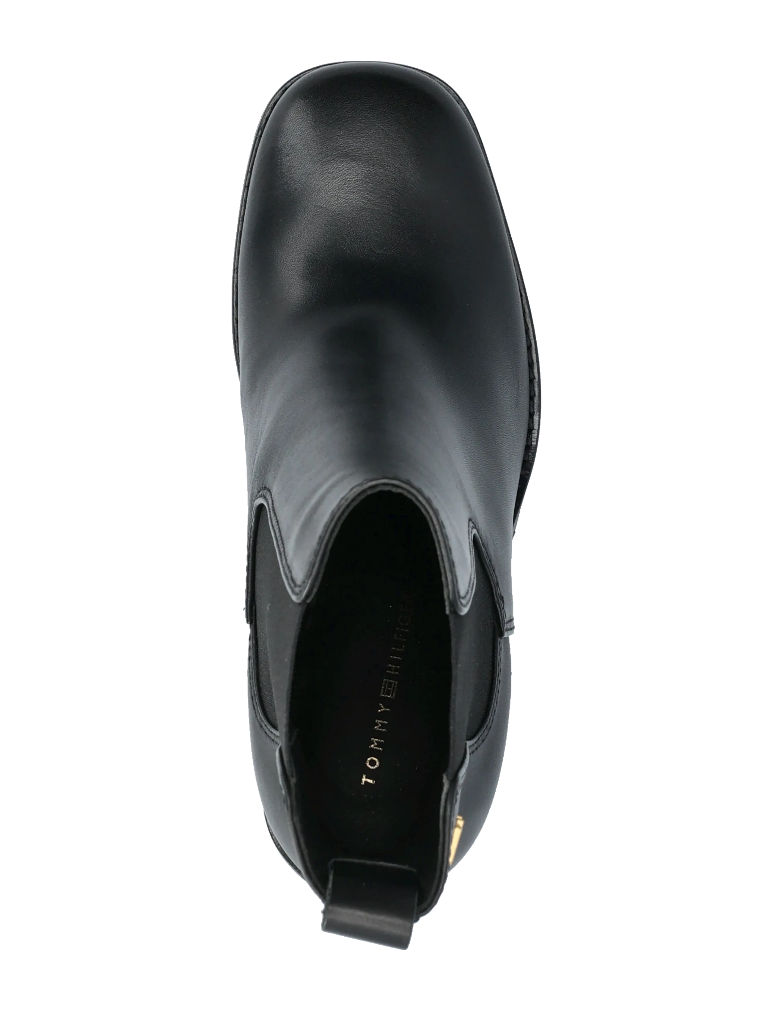 Tommy Hilfiger - SQUARE TOE CHELSEA HIGH BLOCK HL - stiefeletten mit absatz - black - 3