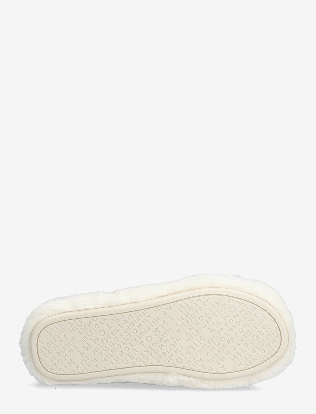 Tommy Hilfiger - HILFIGER FUR SLIPPER - hausschuhe - ancient white - 4