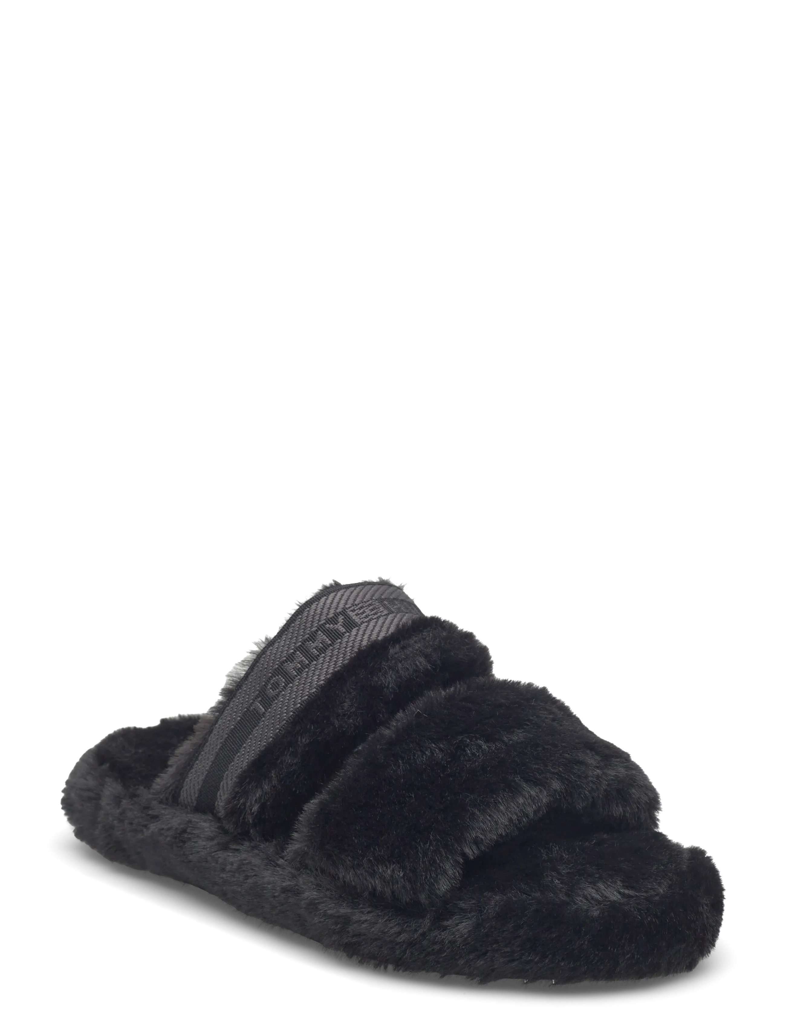 Tommy Hilfiger HILFIGER FUR SLIPPER - Hausschuhe - BLACK / black