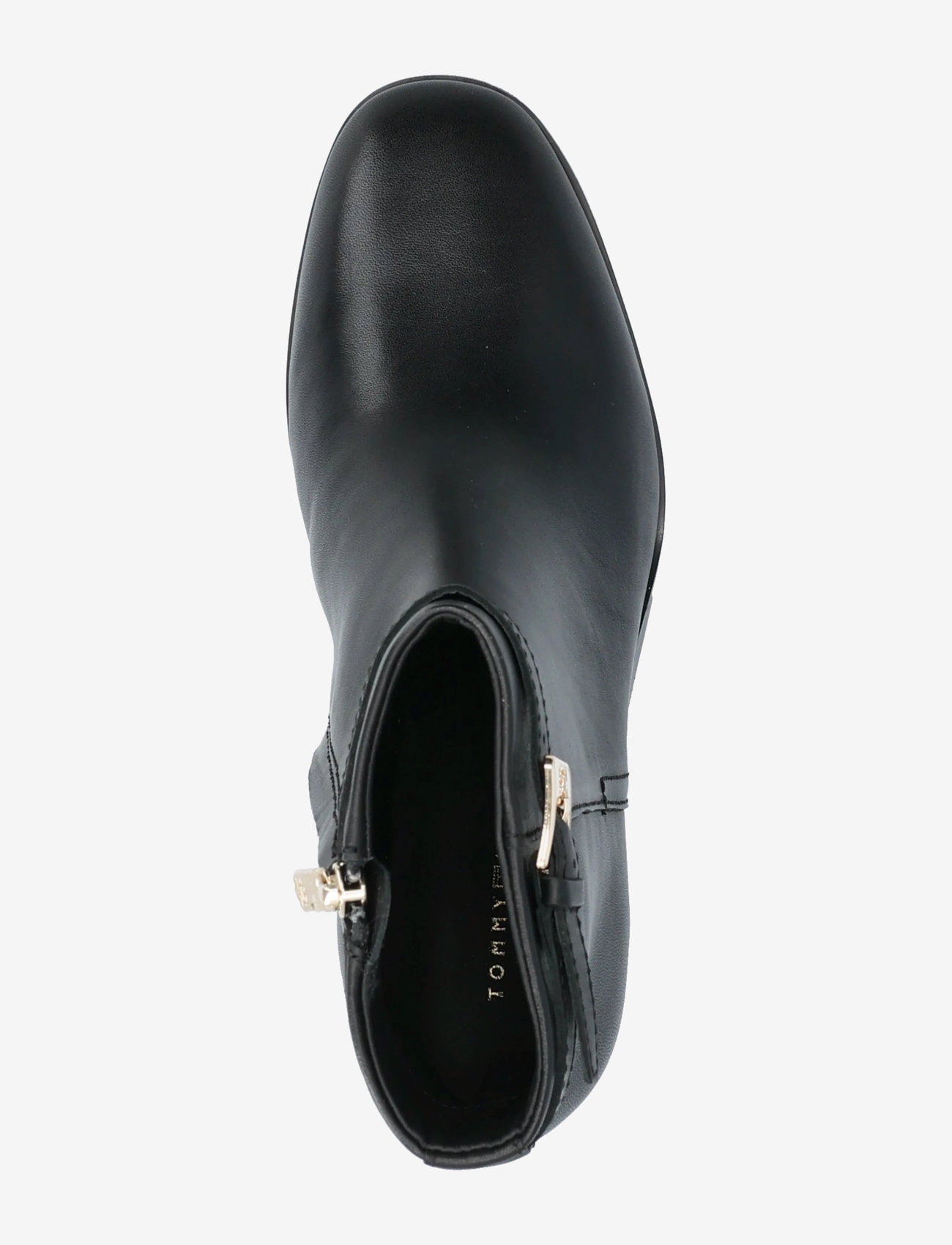 Tommy Hilfiger - TH BUCKLE RIDING MID HEEL BOOTIE - stövletter - black - 3