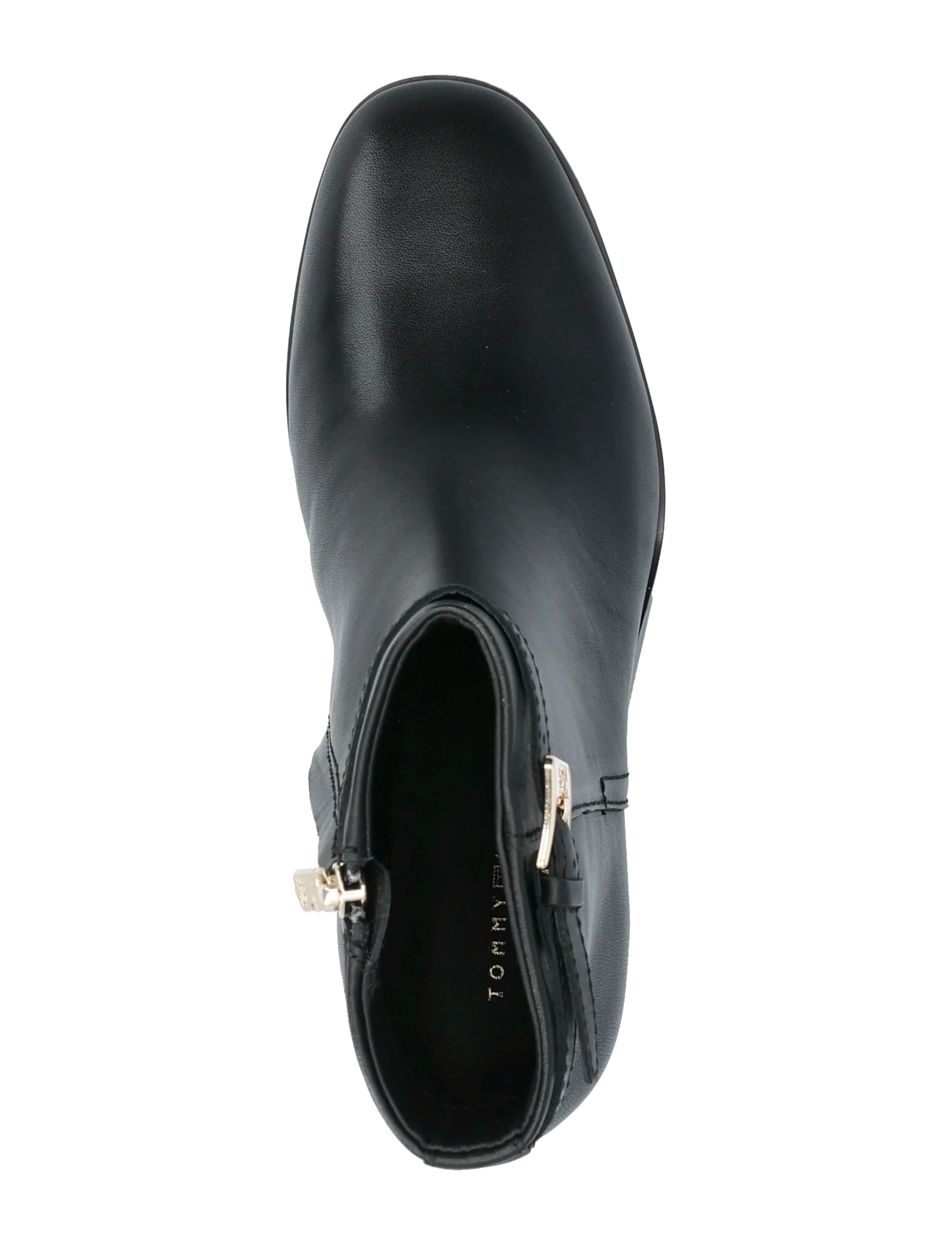 Tommy Hilfiger - TH BUCKLE RIDING MID HEEL BOOTIE - stiefeletten mit absatz - black - 3