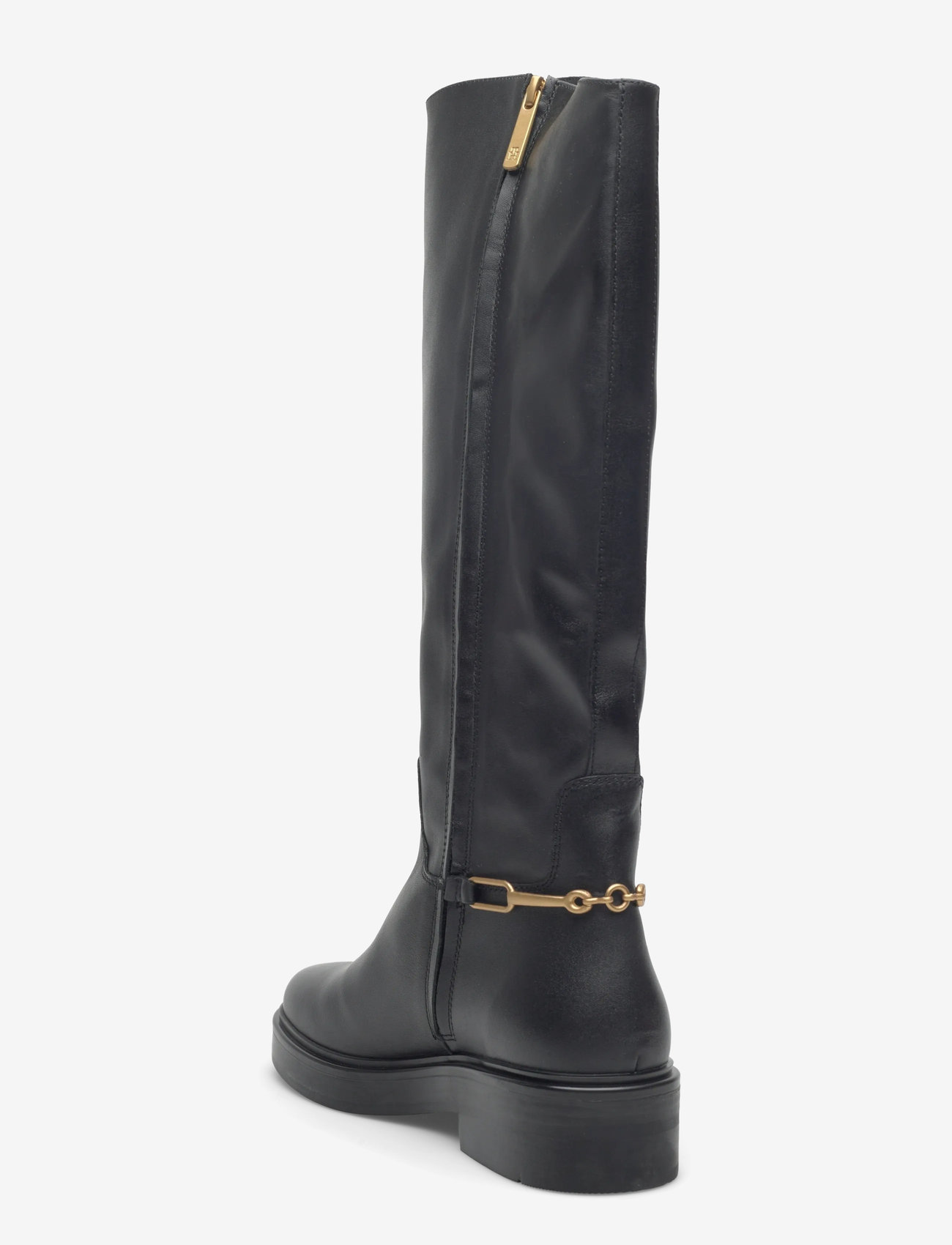 Tommy Hilfiger - TH HORSEBIT RIDING LONG BOOT - langskaftede støvler - black - 2