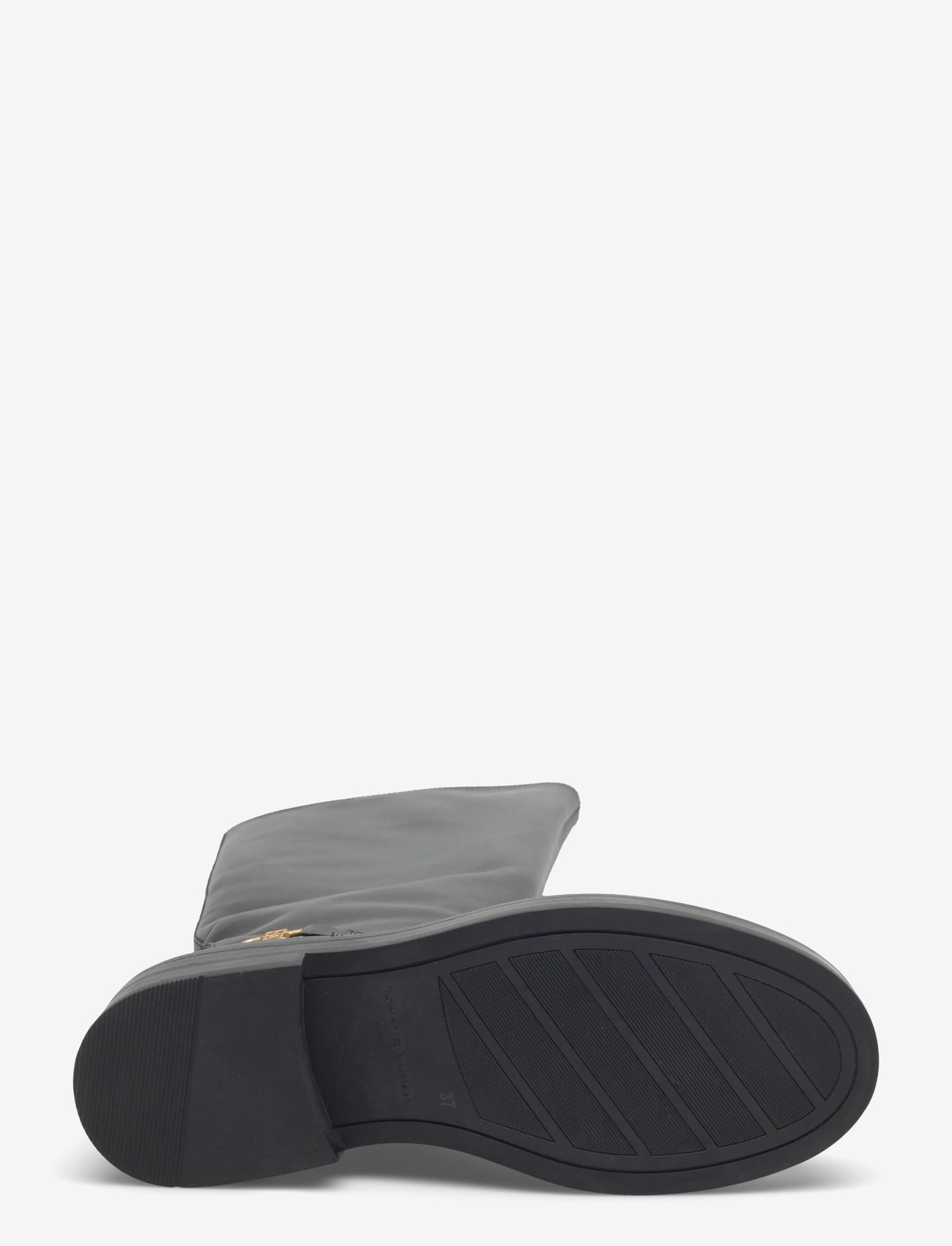 Tommy Hilfiger - TH HORSEBIT RIDING LONG BOOT - langskaftede støvler - black - 4