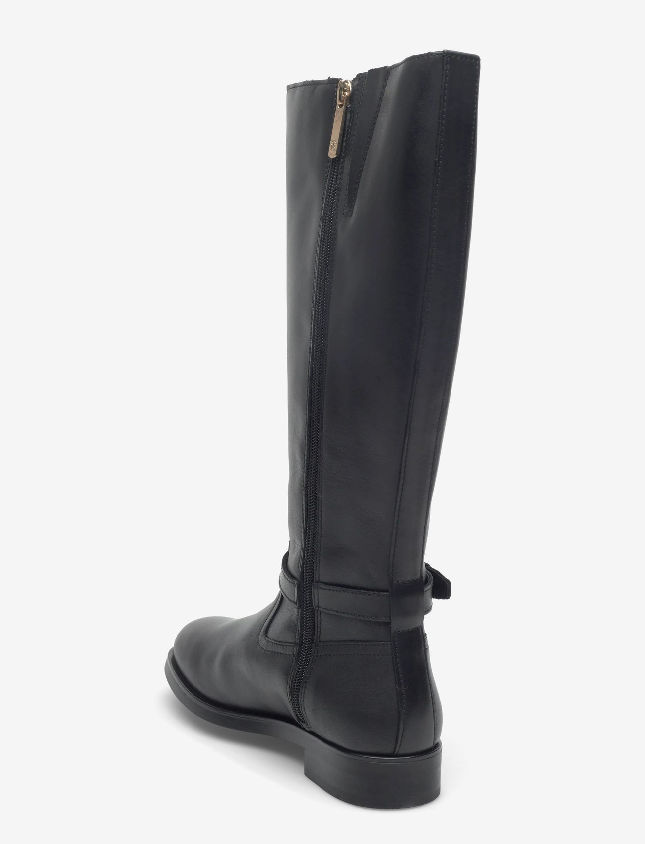 Tommy Hilfiger - TH BUCKLE RIDING LTHR LONG BOOT - women - black - 2